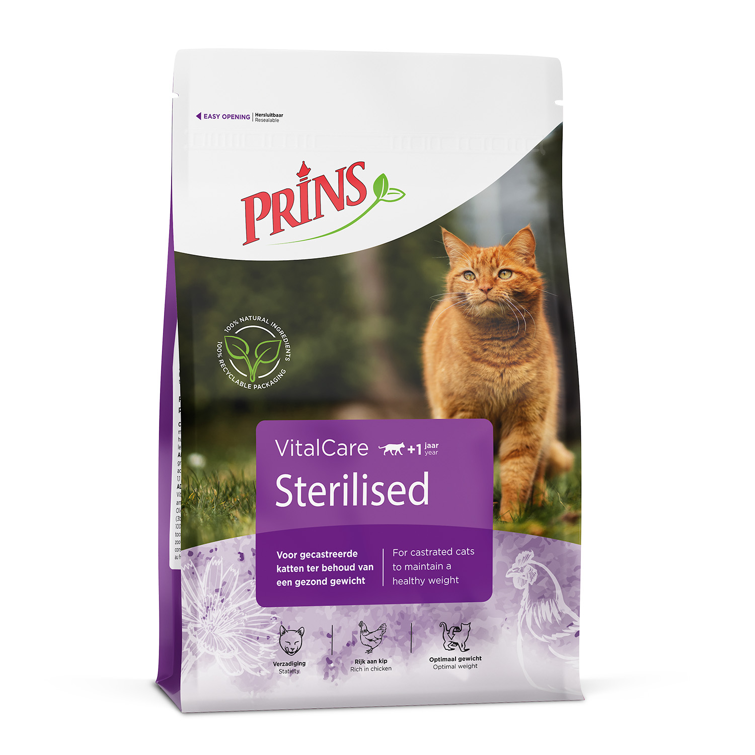 PRINS CAT VITAL PFLEGE ADULT STERILISED 4 KG