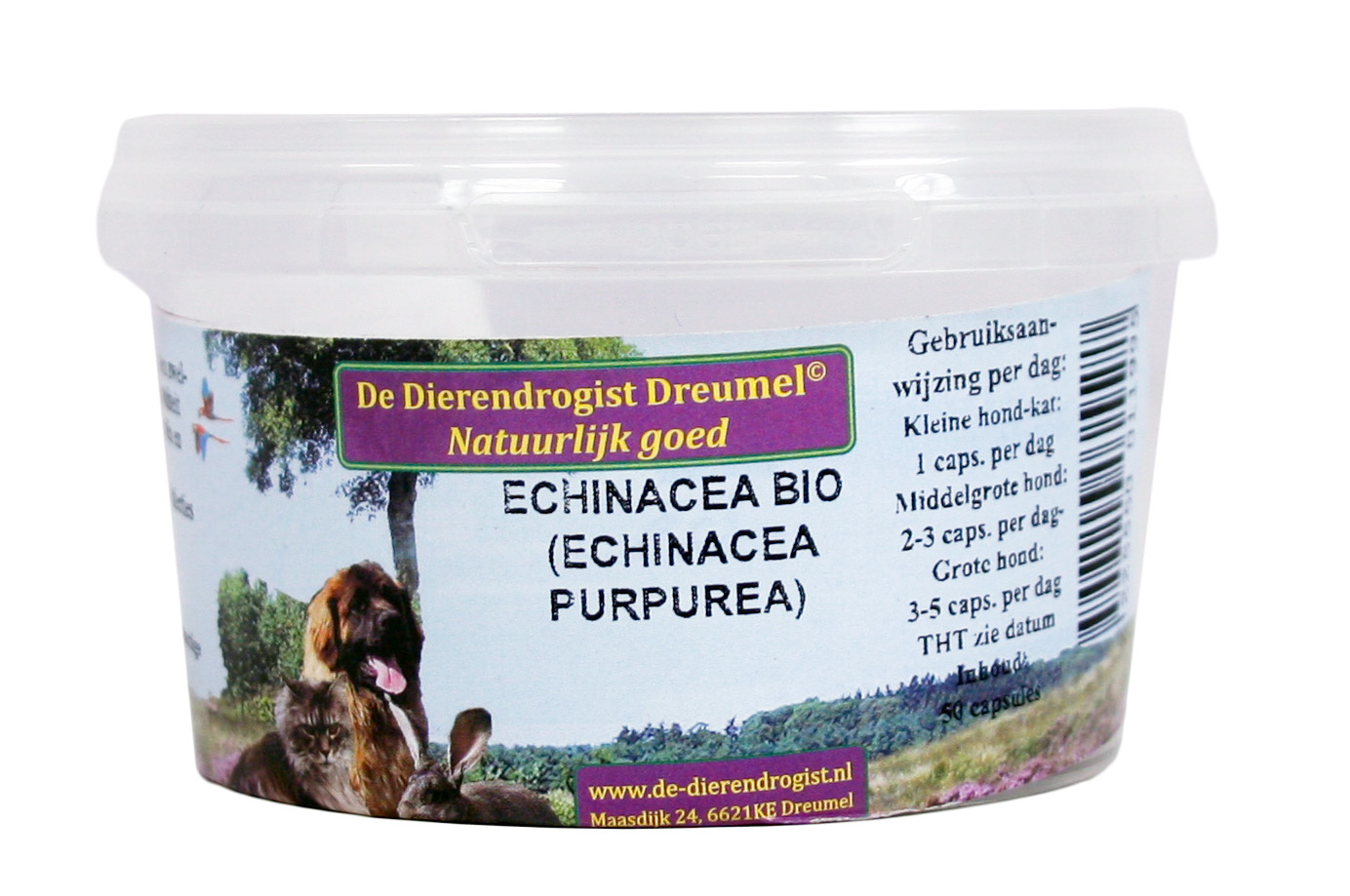DIERENDROGIST ECHINACEA BIO KAPSELN 50 STK.