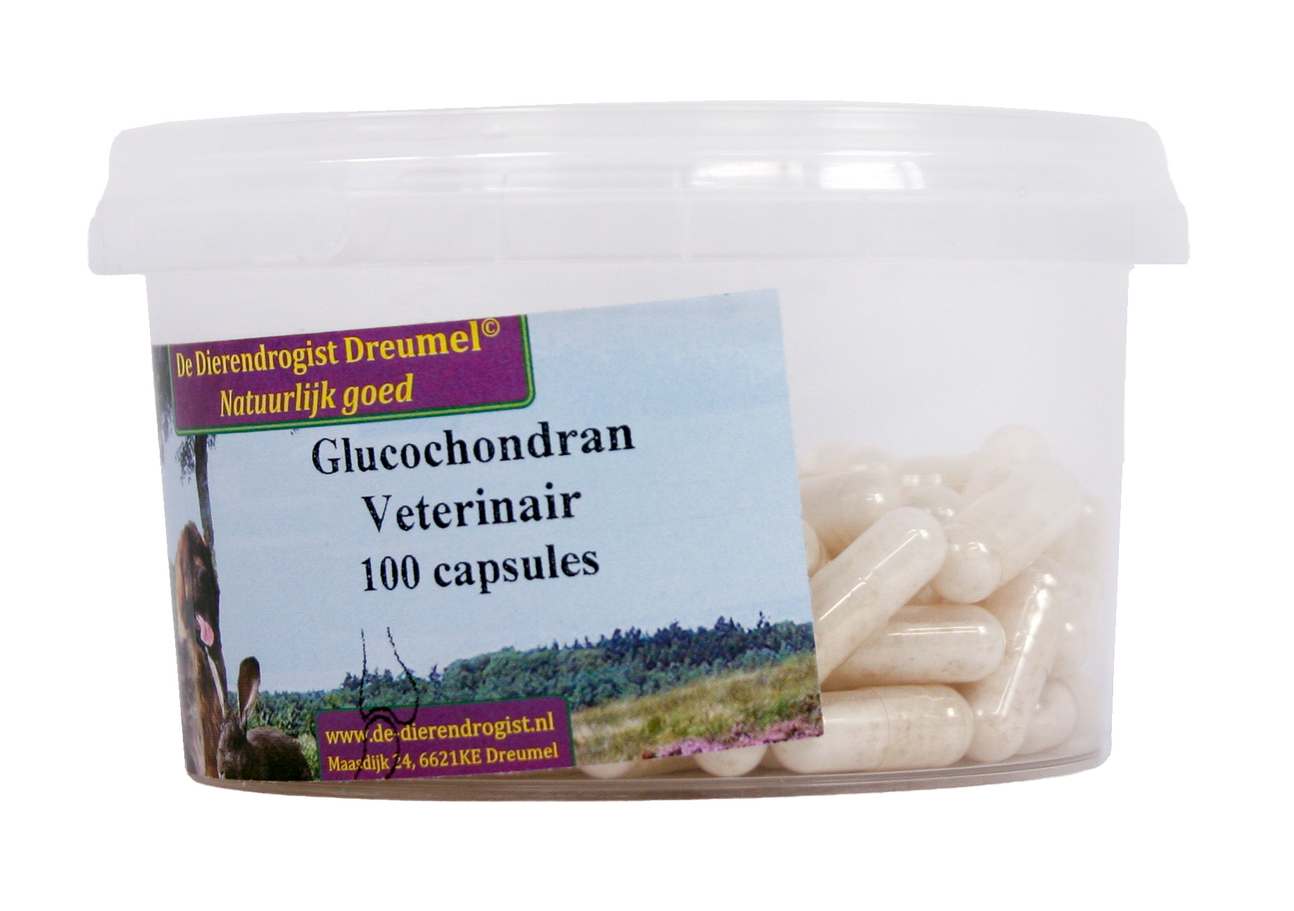 DIERENDROGIST GLUCOCHONDRAN KAPSELN 100 STK.