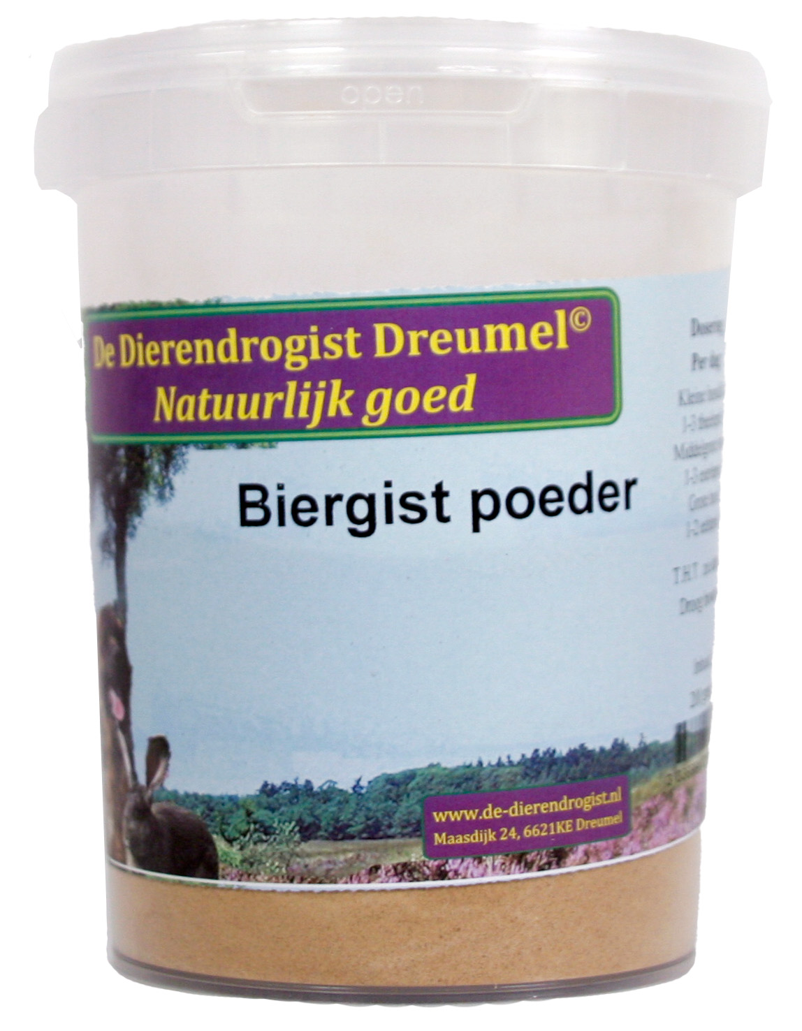 DIERENDROGIST BIERGIST PULVER 200 G