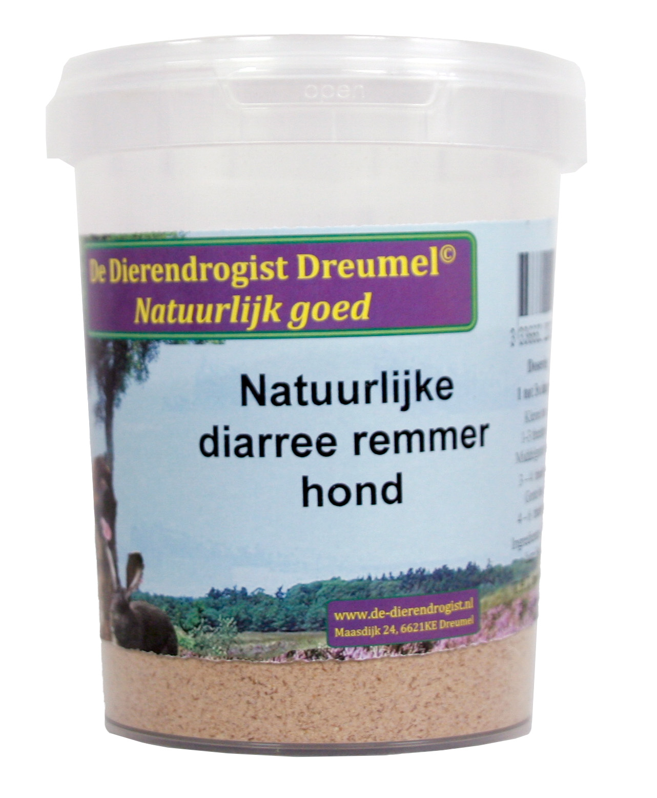 DIERENDROGIST NATUERLICH DIARREE REMMER HUND 200 G