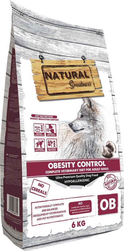 NATURAL GREATNESS VETERINARY DIET DOG OBESITY KONTROLLE ADULT 6 KG