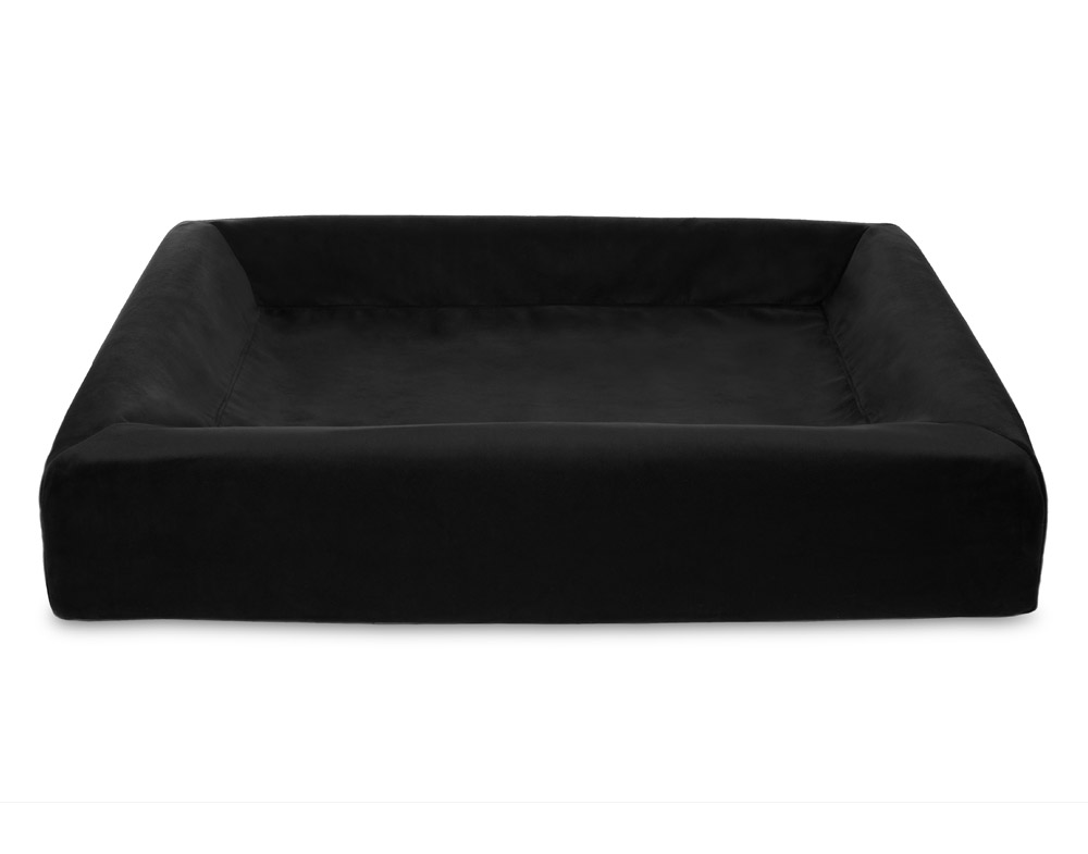BIA BETT ROYAL FLUWEEL HOES HUNDEKORB SCHWARZ BIA-4 85X70X15 CM