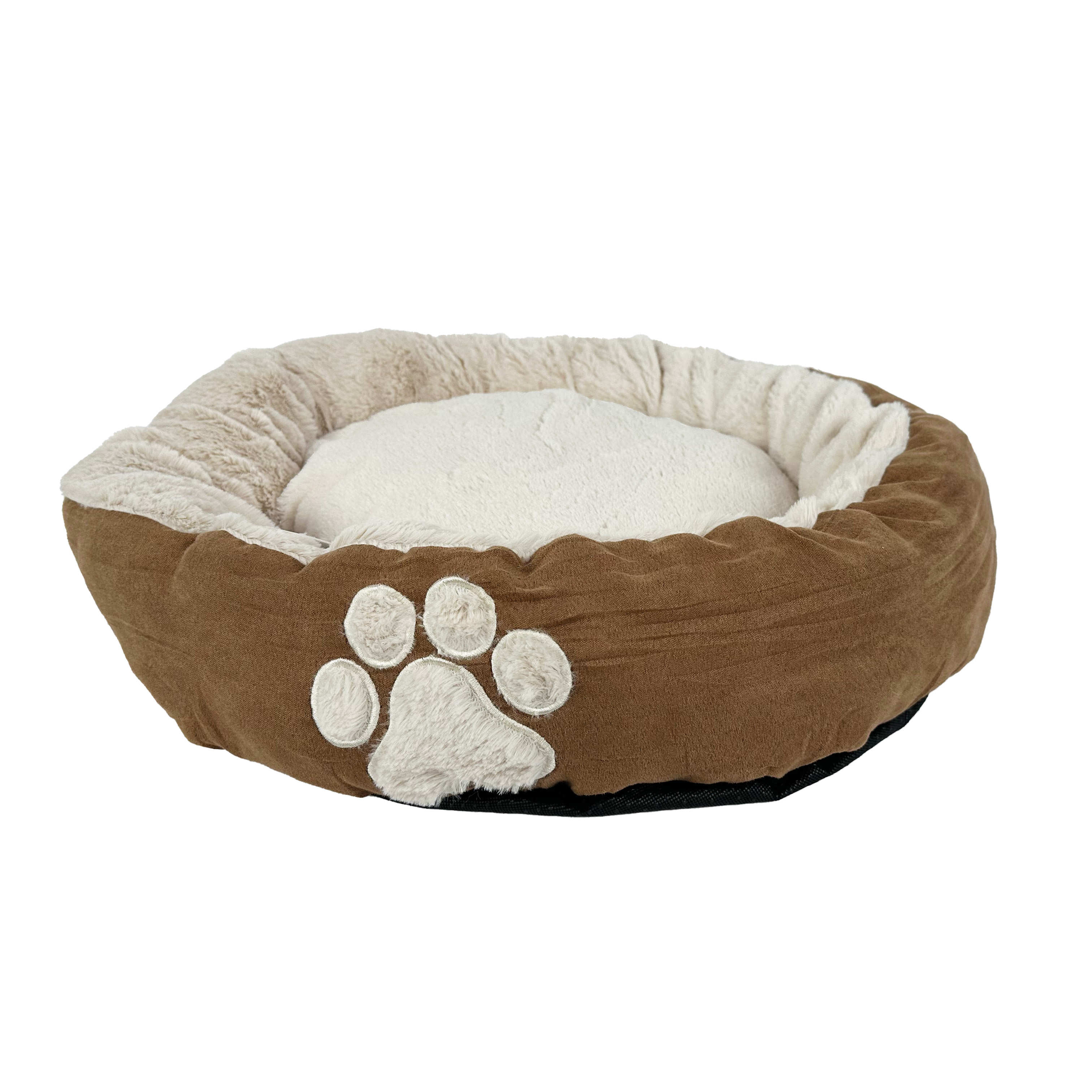 HUGS HUNDEKORB OVAAL MOCHA BRAUN 61X61X13 CM