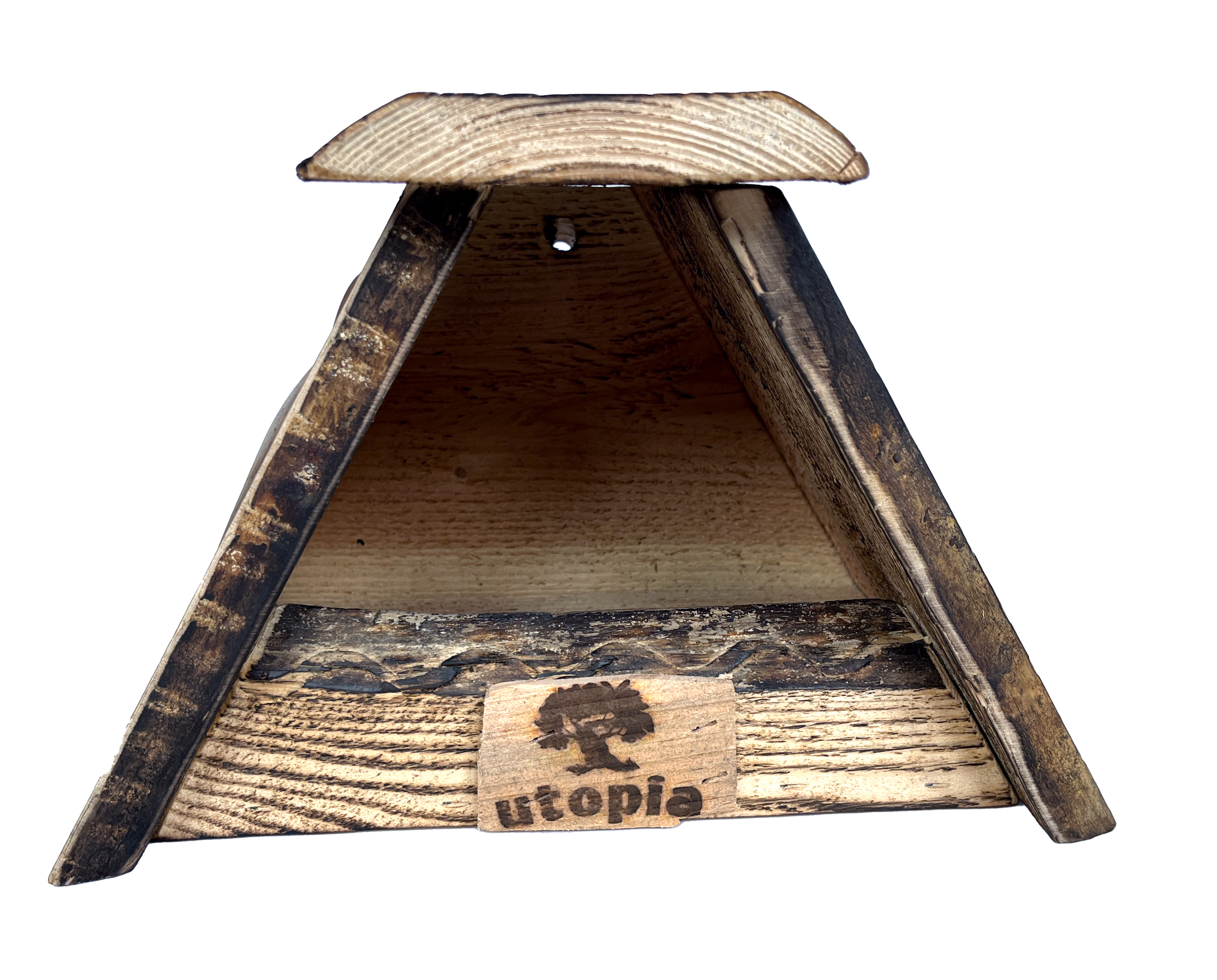UTOPIA NESTKAST ROODBORST/MEREL GEBRAND DOUGLAS HOLZ 28X18 CM