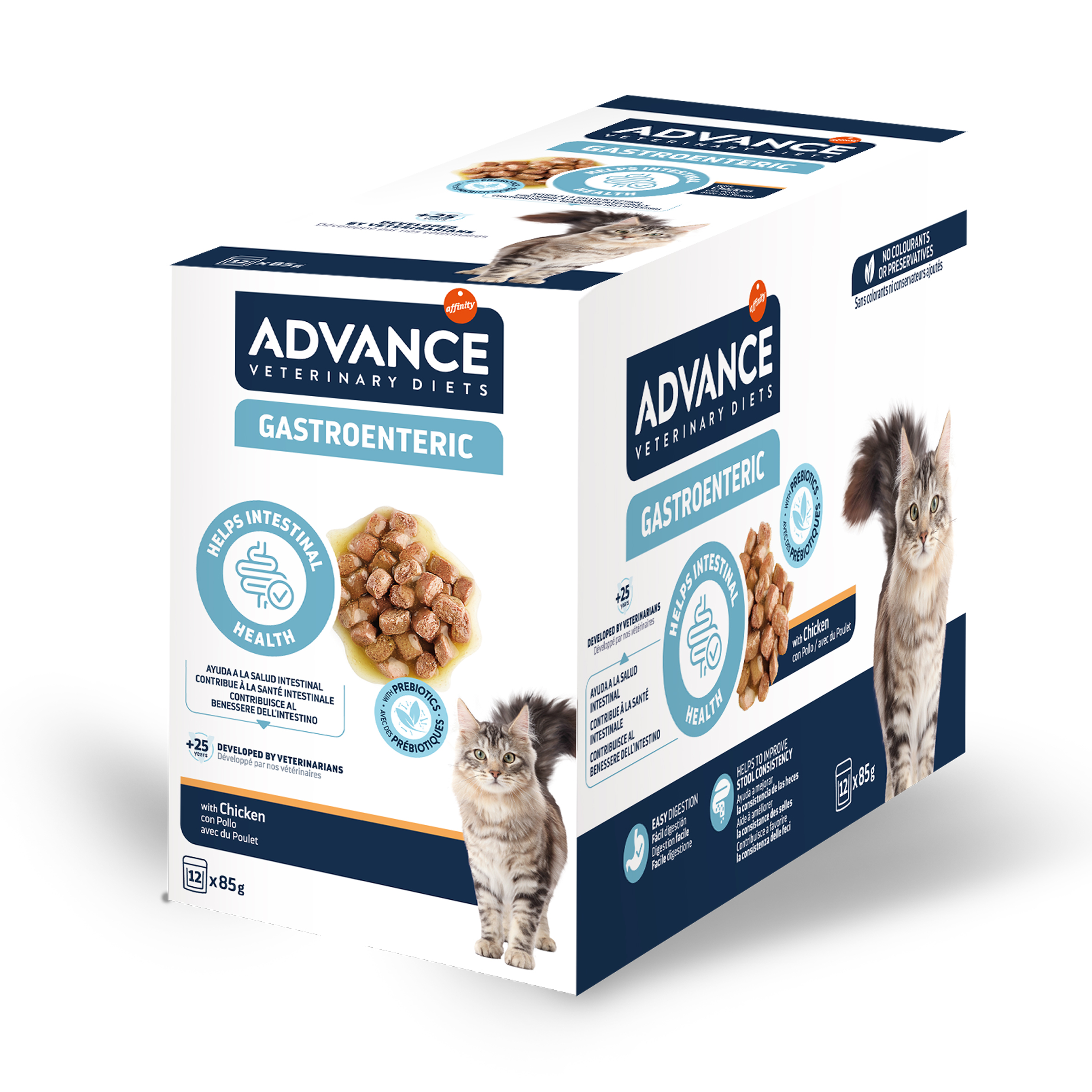 ADVANCE VETERINARY DIET CAT GASTROENTERIC SPIJSVERTERING 12X85 G