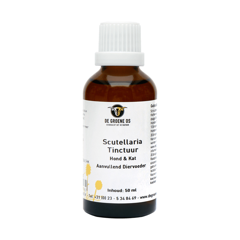 DE GROENE OS SCUTELLARIA TINCTUUR HUND/KATZE 50 ML