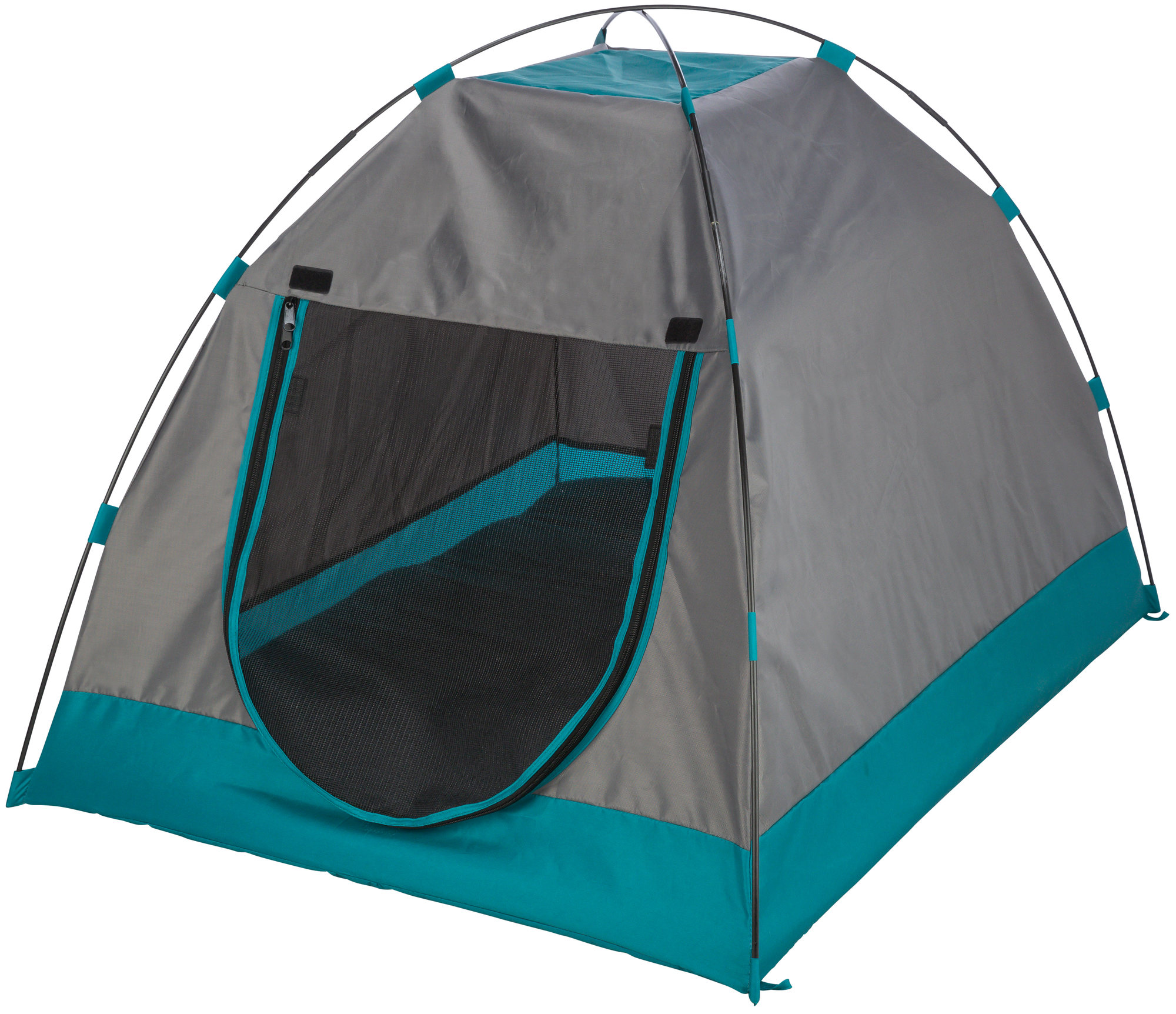 TRIXIE TENT FUER HUNDE DUNKELGRAU/PETROL 110X80X75 CM