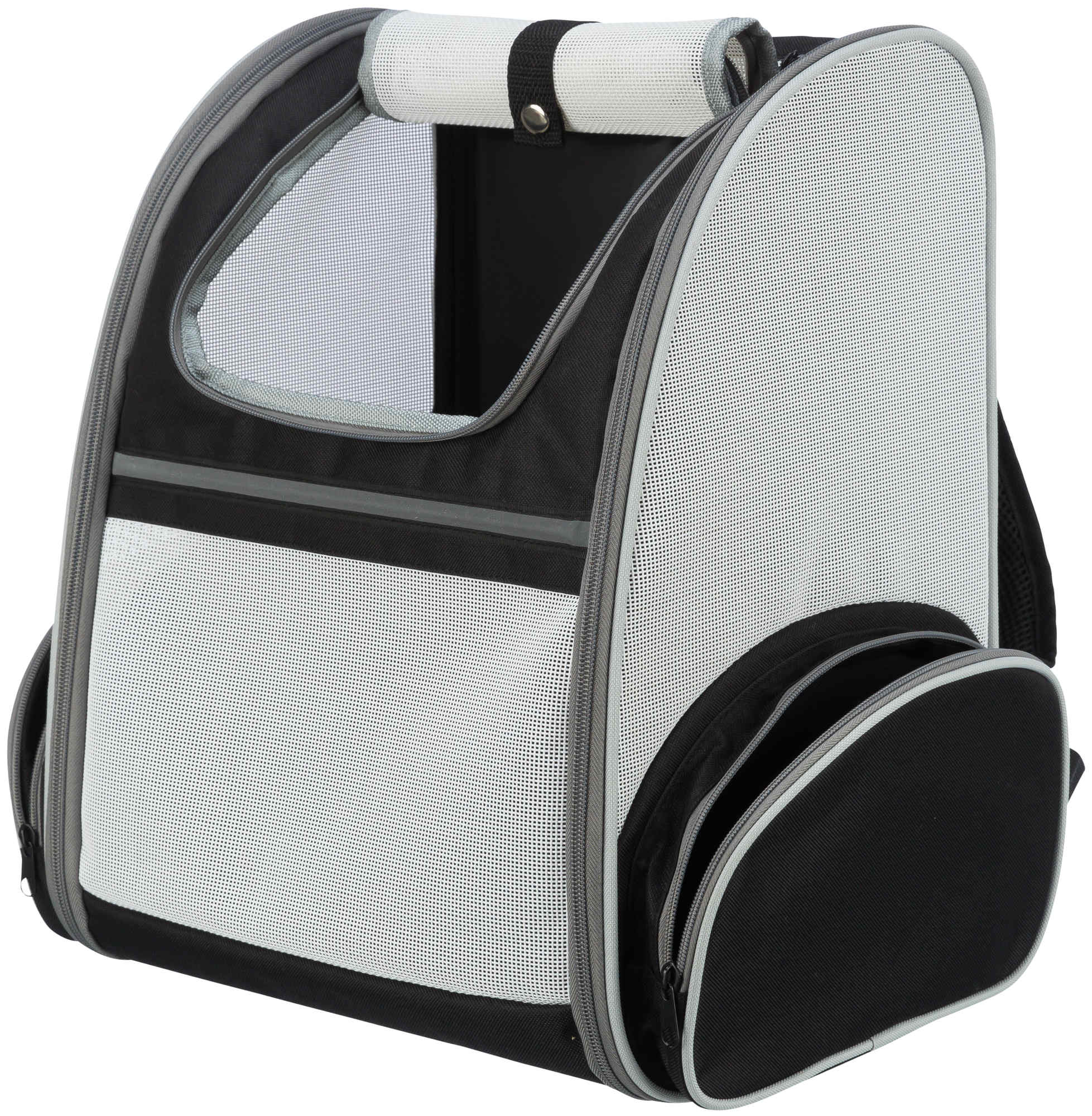 TRIXIE HONDENTAS RUGTAS CHLOE HELLGRAU/SCHWARZ 39X27X43 CM