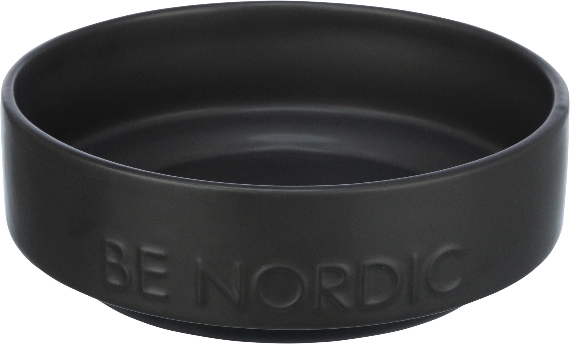 TRIXIE BE NORDIC FUTTERNAPF HUND KERAMIK/RUBBER SCHWARZ 16 CM