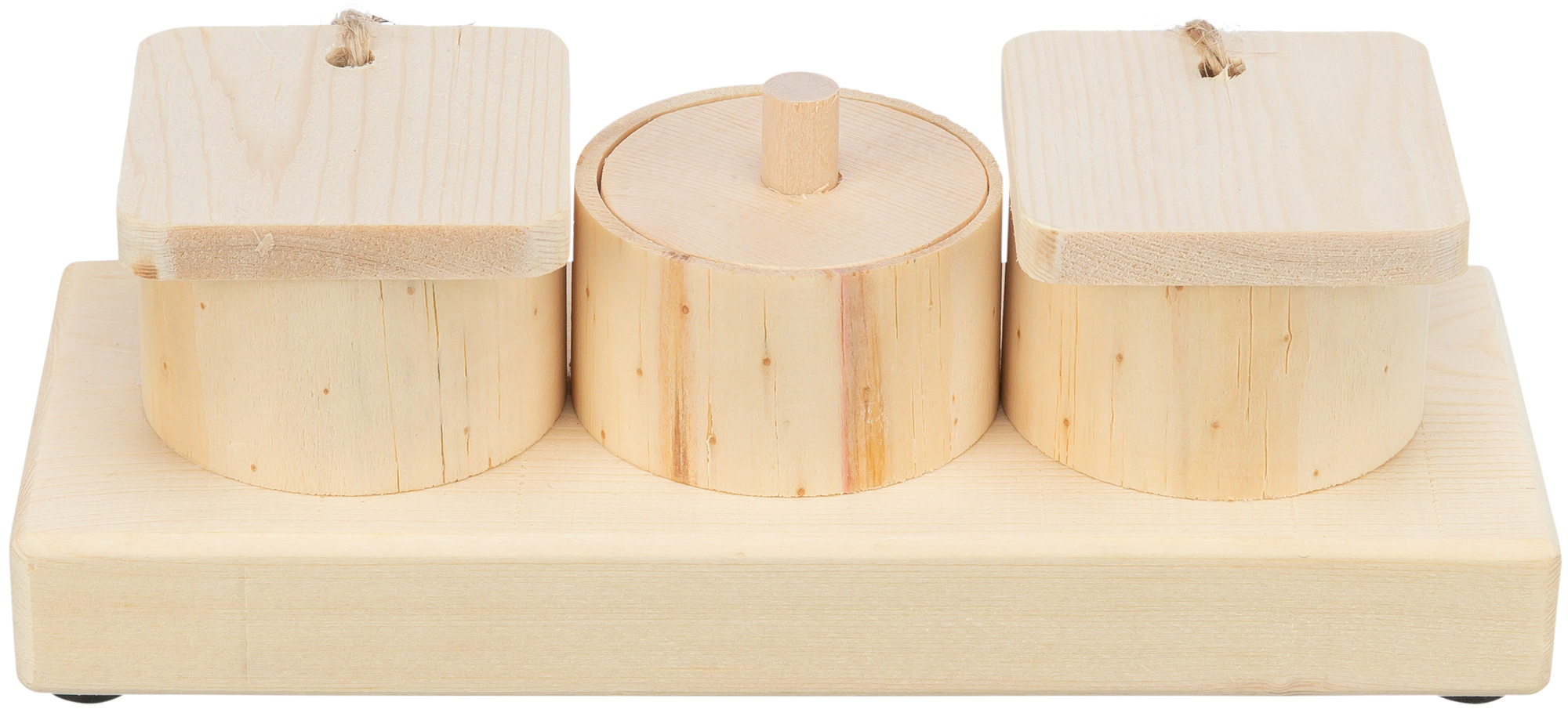 TRIXIE SNACK CUPS FUER RATTEN UND KANINCHEN HOLZ 15X45X6 CM
