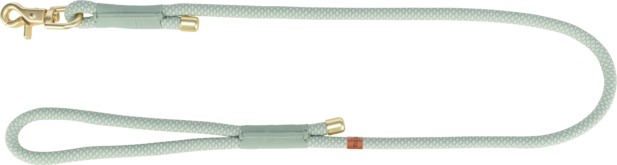 TRIXIE WEICH ROPE HUNDELEINE SALIEGROEN/MINT 100X1 CM