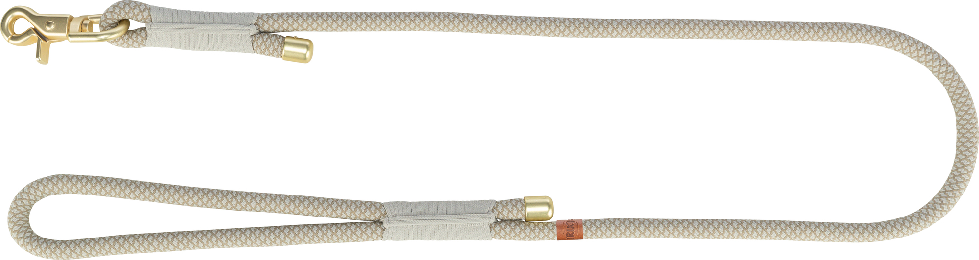 TRIXIE WEICH ROPE HUNDELEINE GRAU/HELLGRAU 100X1 CM