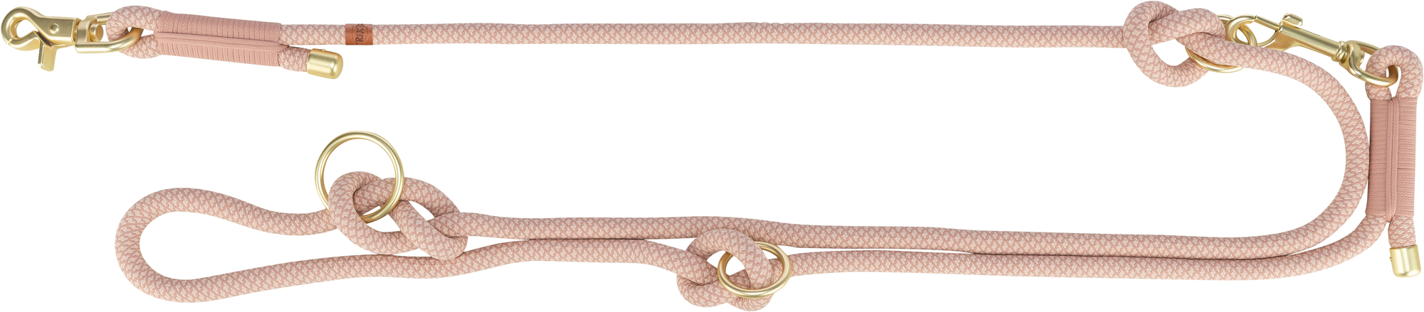 TRIXIE WEICH ROPE HUNDELEINE VERSTELLBAR ROSA/LEICHT ROSA 200X1 CM