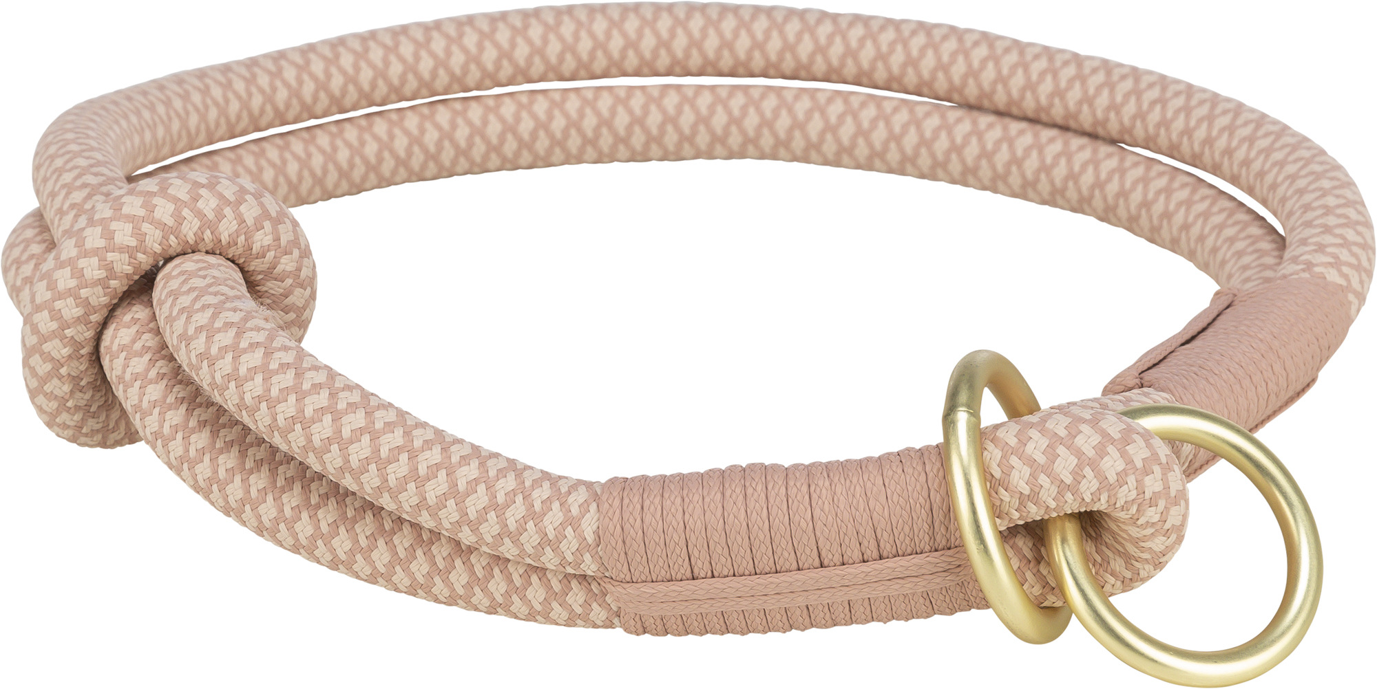 TRIXIE HALSBAND HUND WEICH HALBLANG-SLIP ROSA/LICHTROZE 45X1 CM