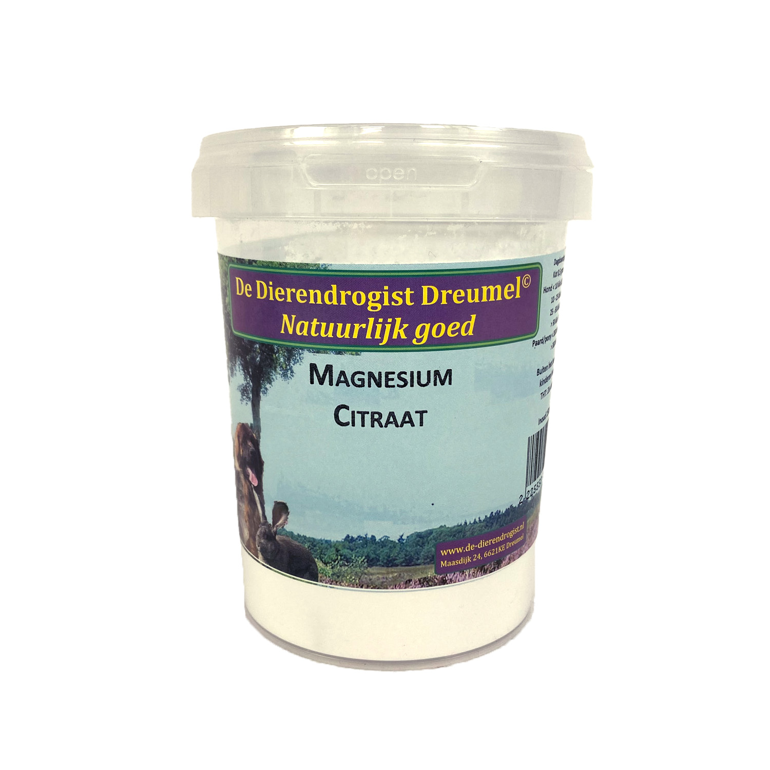 DIERENDROGIST MAGNESIUM CITRAAT 150 G