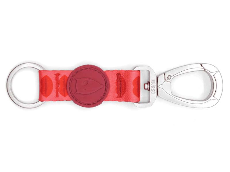 MORSO KEY CORD SCHLUESSELANHAENGER RECYCELT LIPSTICK ROSA L