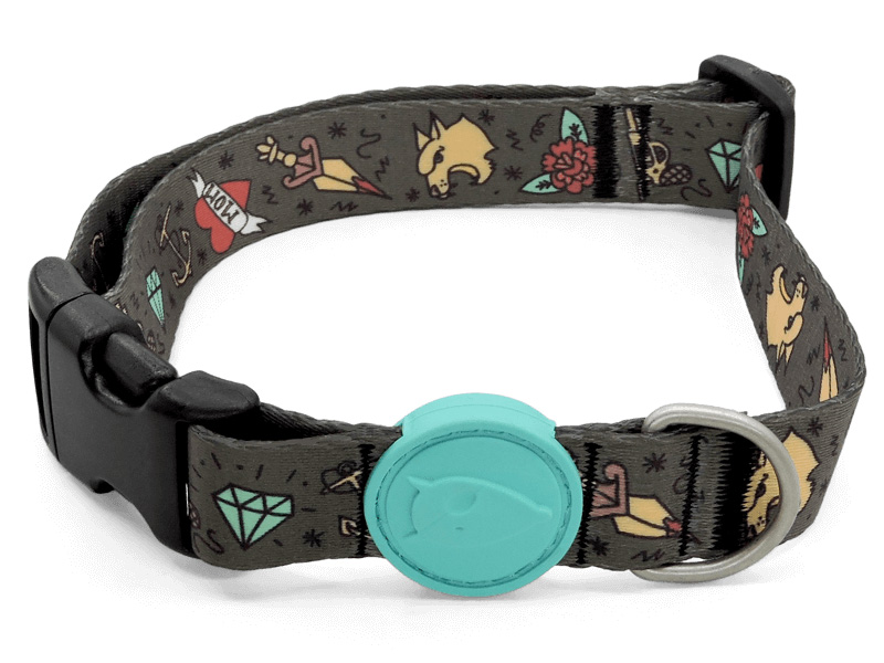 MORSO HALSBAND HUND RECYCELT INK TANK GRUEN 37-58X2,5 CM