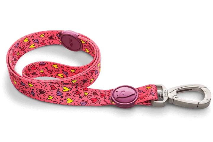 MORSO HUNDELEINE RECYCELT PINK THINK ROSA 120X1,5 CM BIS 6 KG