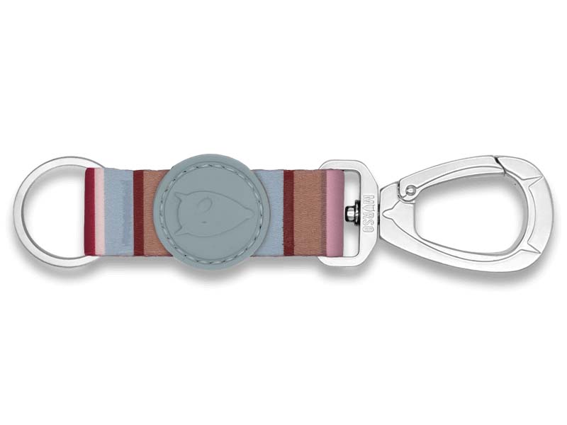 MORSO KEY CORD SCHLUESSELANHAENGER RECYCELT SKYLINE ROT/ROSA L