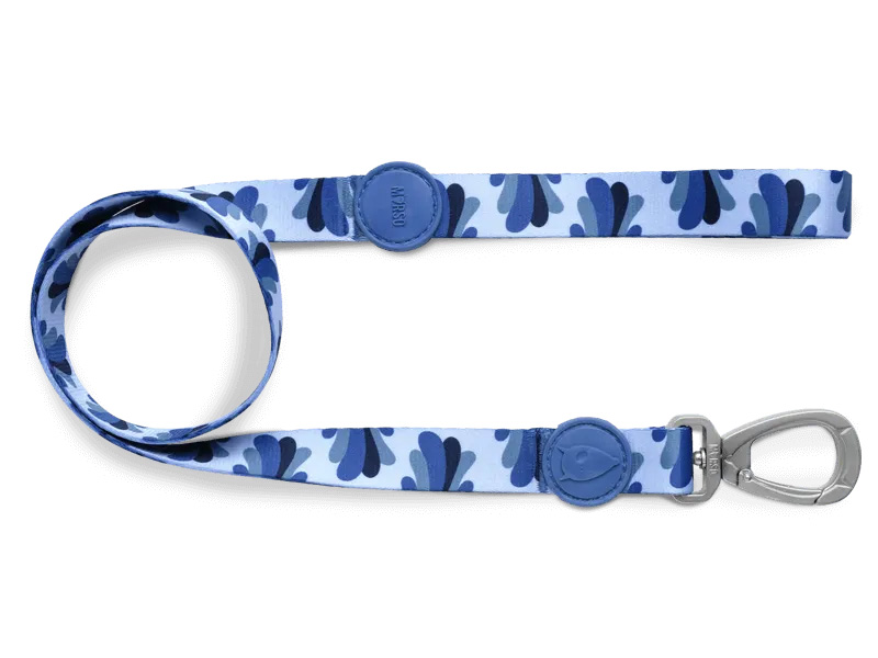 MORSO HUNDELEINE RECYCELT SPLASH BLAU 120X1,5 CM BIS 6 KG
