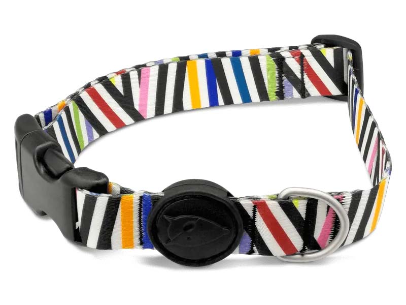 MORSO HALSBAND HUND RECYCELT SPAGHETTI INCIDENT 30-42X1,5 CM
