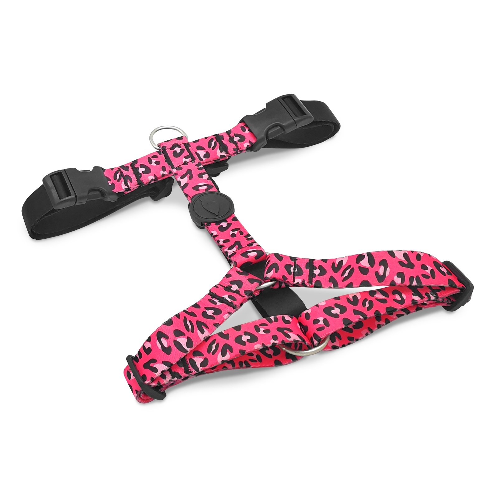 MORSO HUNDEGESCHIRR H-GESCHIRR RECYCELT BUBBLE LEO ROSA 70-100X2,5 CM
