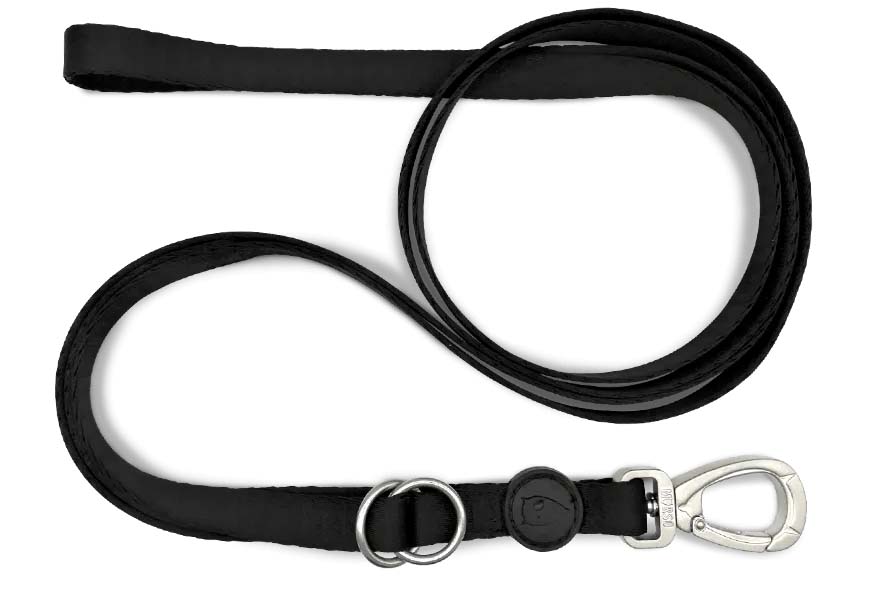 MORSO HUNDELEINE VERSTELLBAR RECYCELT PURENESS SCHWARZ 65-200X2,5 CM 20-80 KG