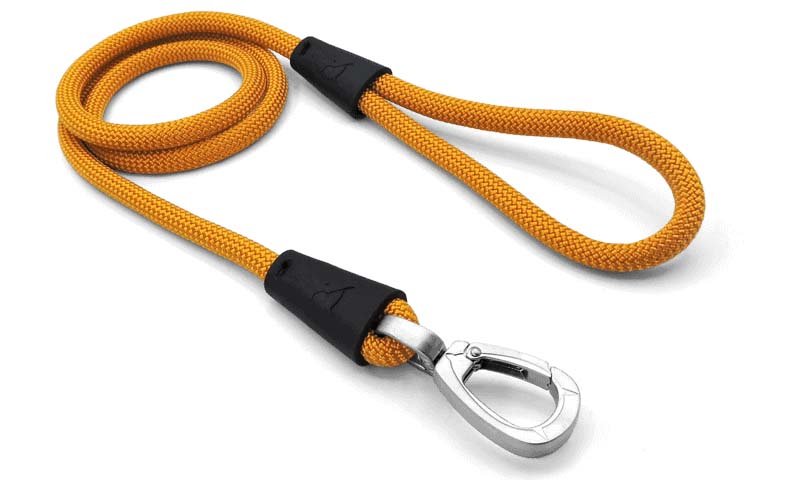 MORSO HUNDELEINE REGULAR ROPE RECYCELT GOLD GOUD 120X1 CM