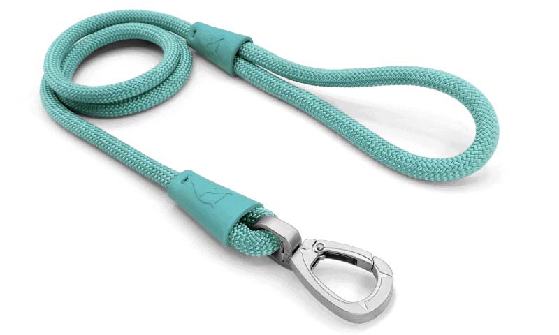 MORSO HUNDELEINE REGULAR ROPE RECYCELT AQUAMARINE BLAU 120X1 CM