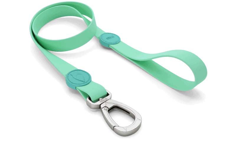 MORSO HUNDELEINE WATERPROOF RECYCELT CARRIBEAN GREEN GRUEN 120X1,5 CM