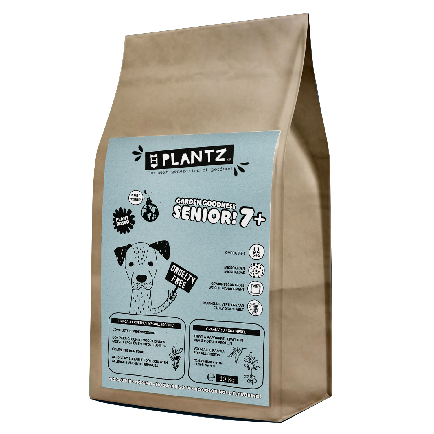 HENART VEGAN SENIOR ERWT/KARTOFFEL 10 KG