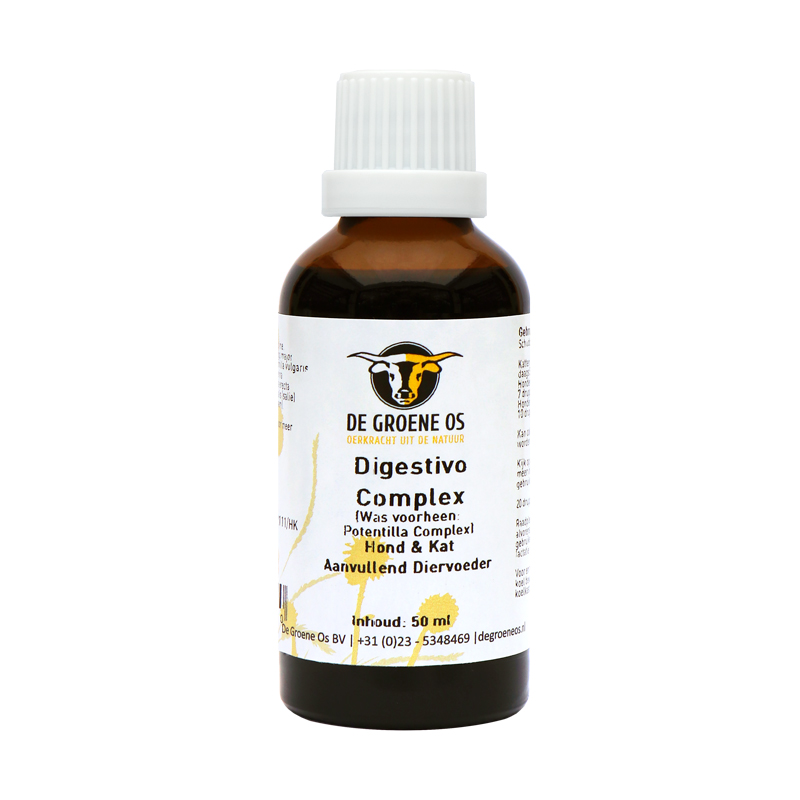 DE GROENE OS DIGESTIVO COMPLEX HUND/KATZE 50 ML