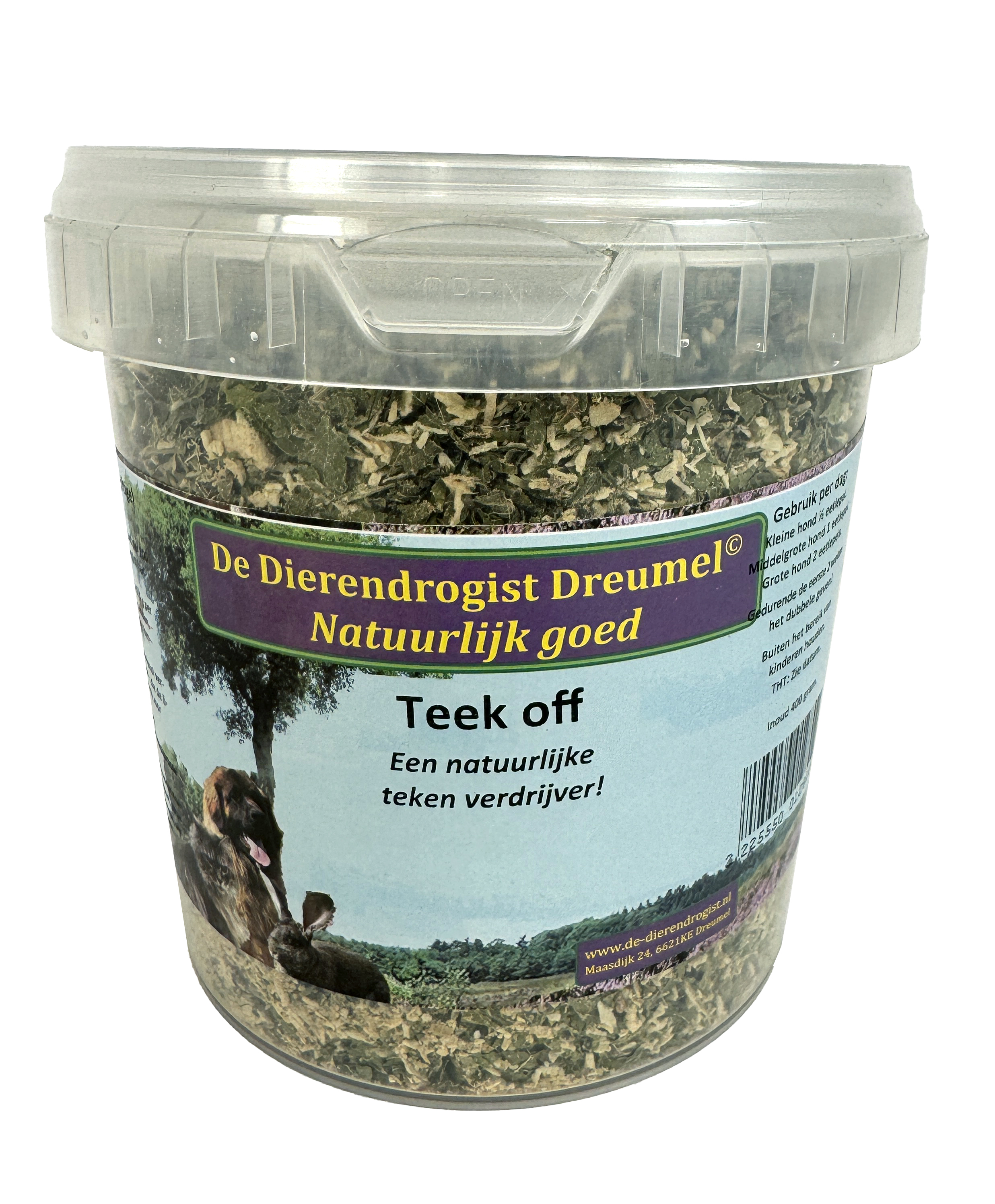 DIERENDROGIST TEEK OFF 400 G