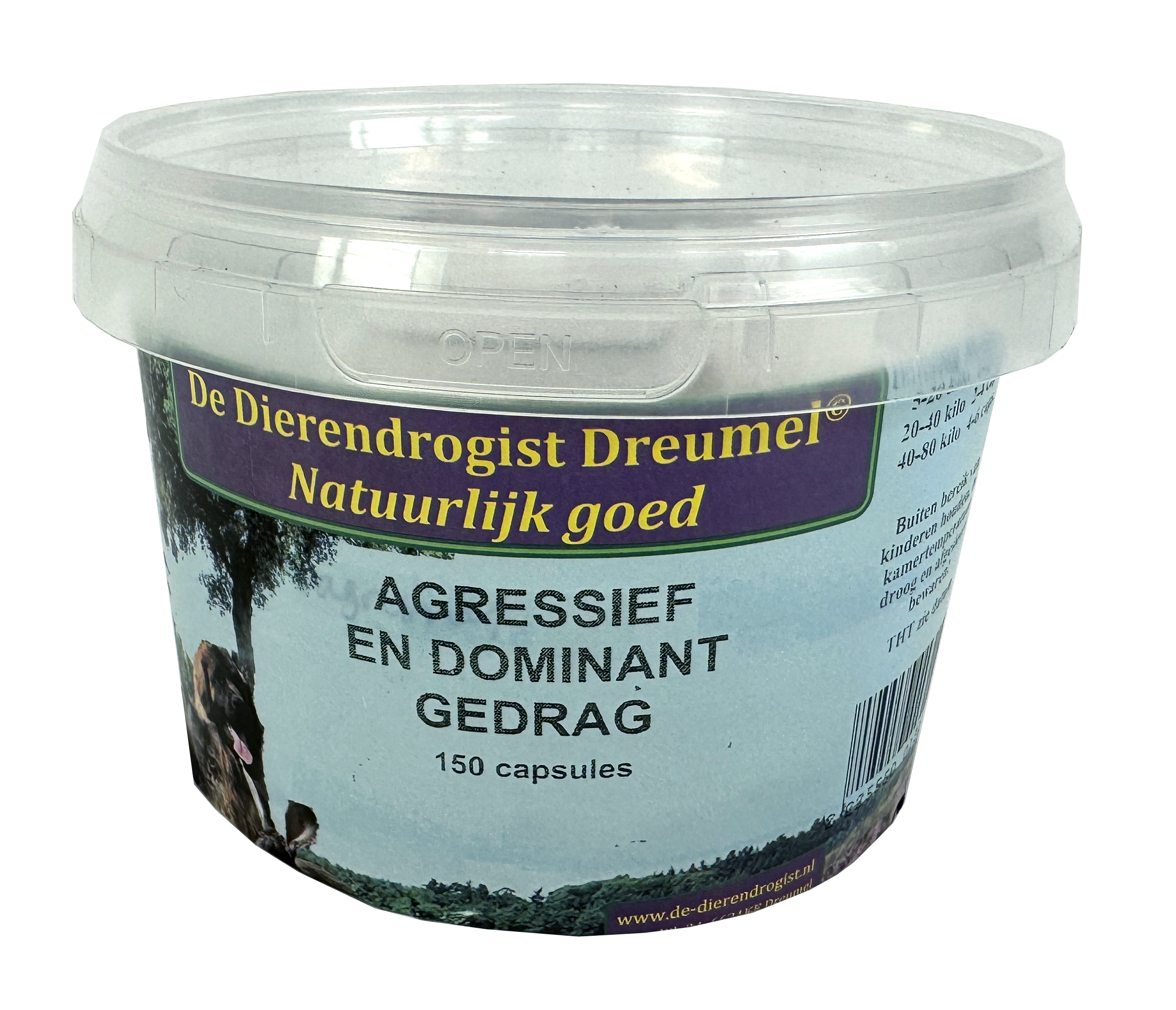 DIERENDROGIST AGRESSIEF/DOMINANT KAPSELN 150 STK.