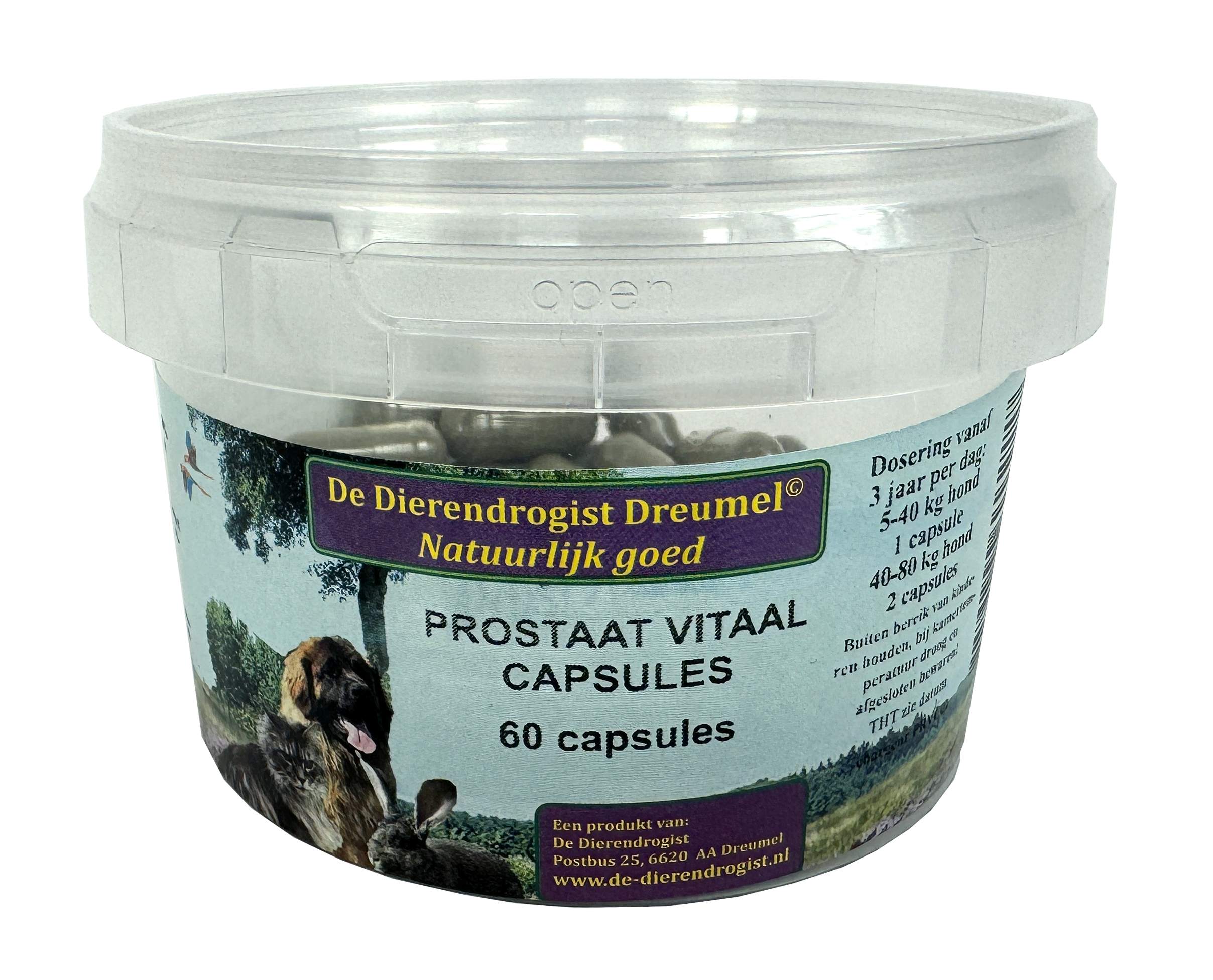 DIERENDROGIST PROSTAAT VITAAL KAPSELN 60 STK.