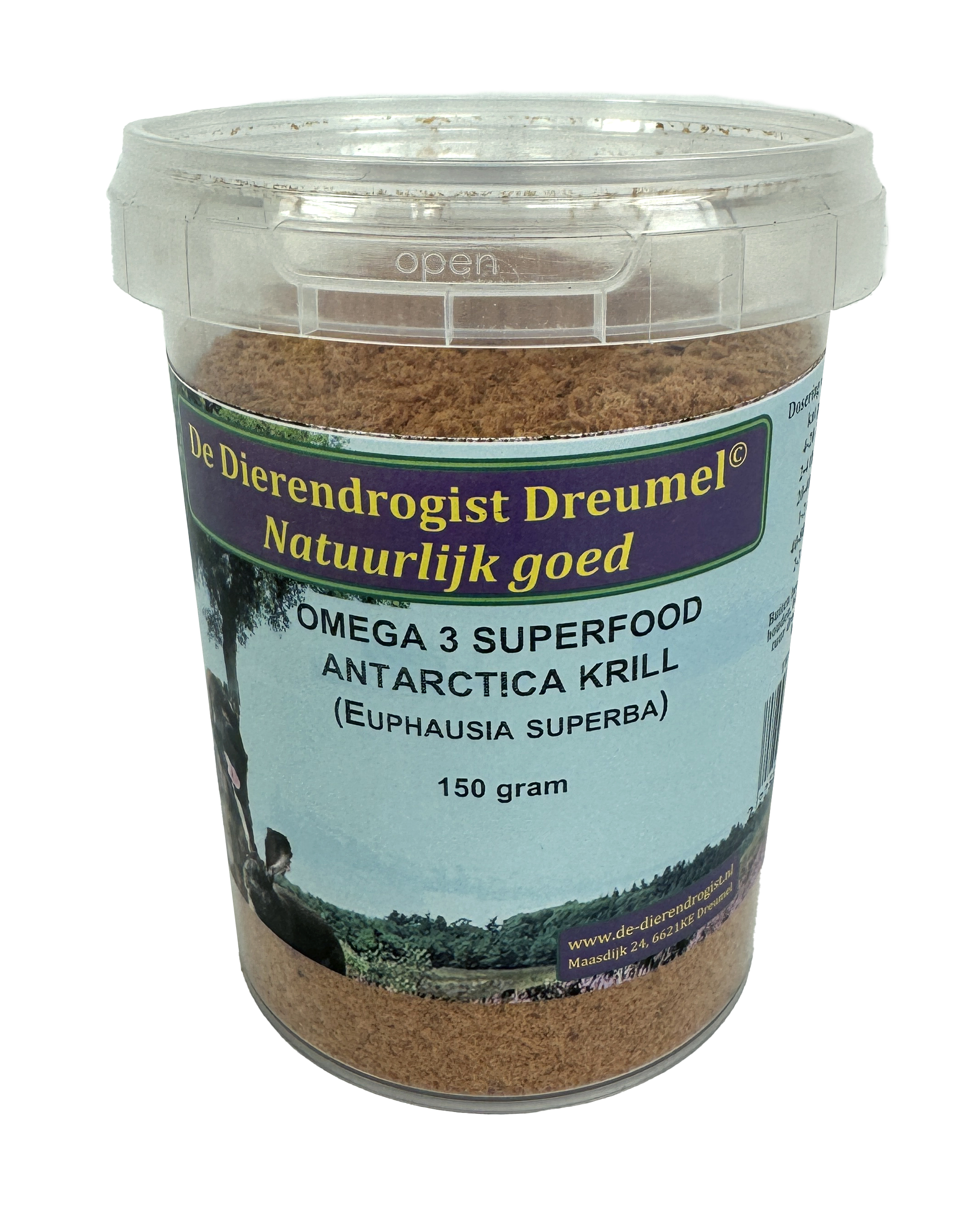 DIERENDROGIST KRILL 150 G