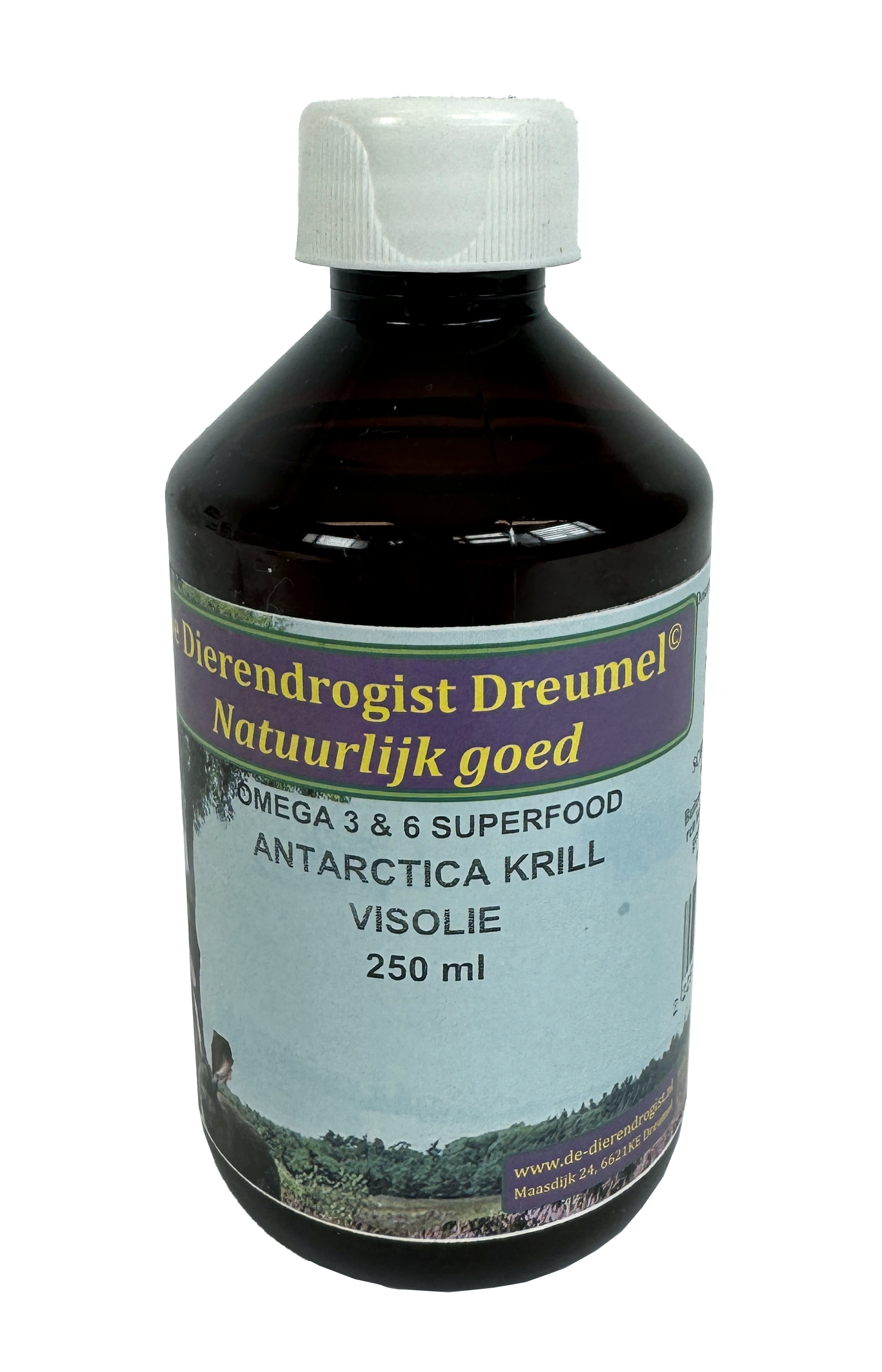 DIERENDROGIST KRILL/FISCHOEL 250 ML