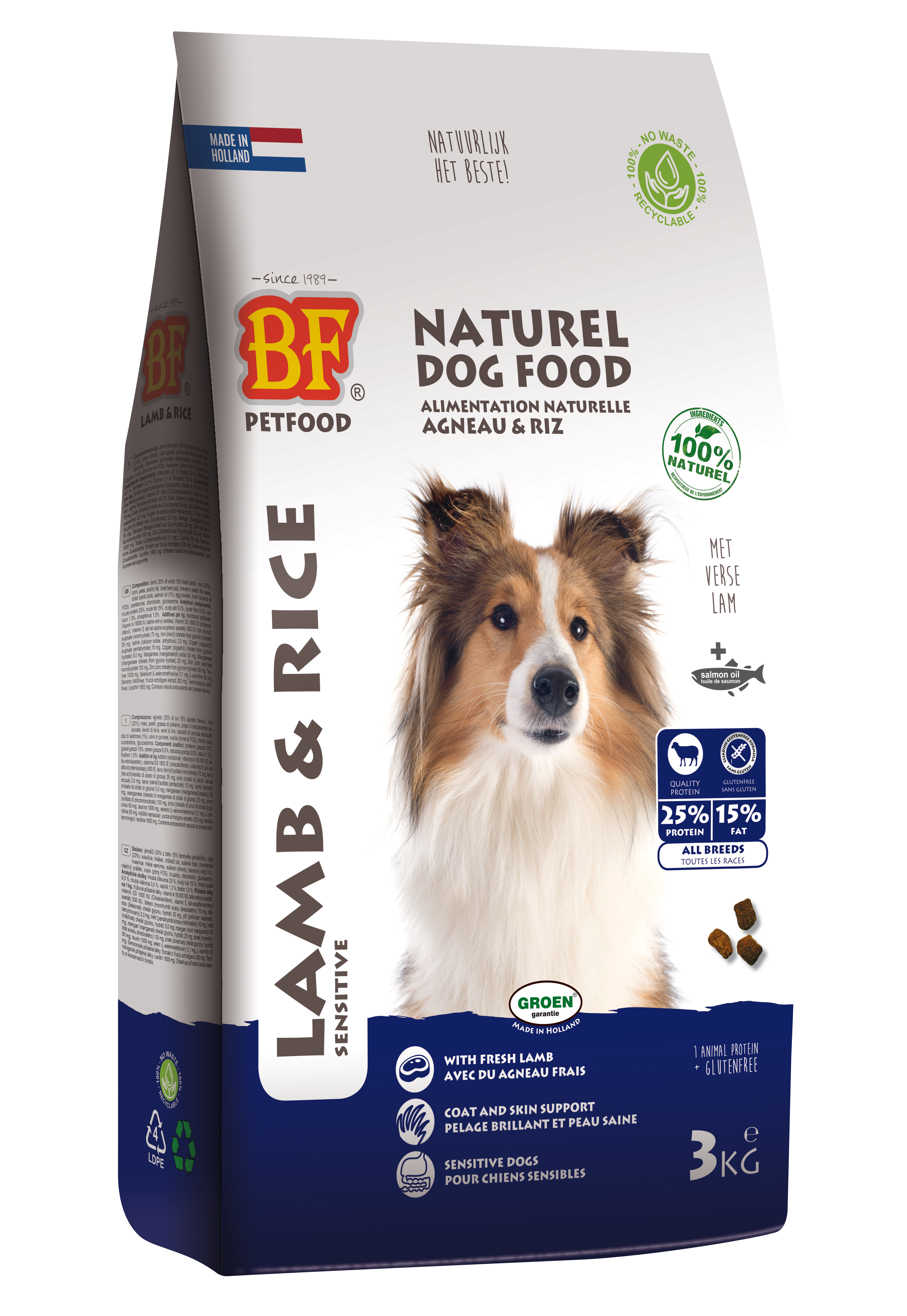 BF PETFOOD LAMM/REISE 3KG