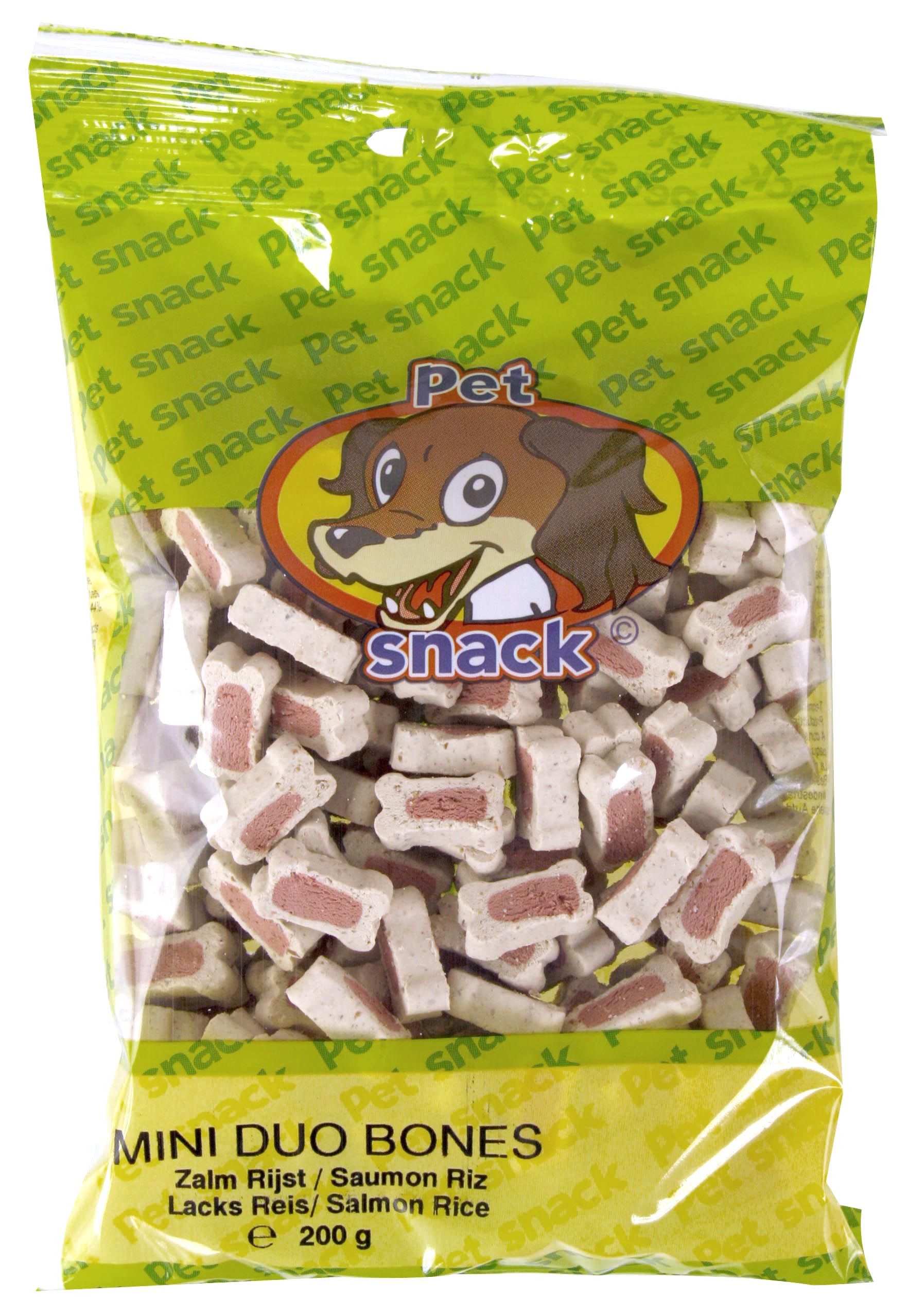 PETSNACK BOTJES DUO LACHS/REISE 14X200 G