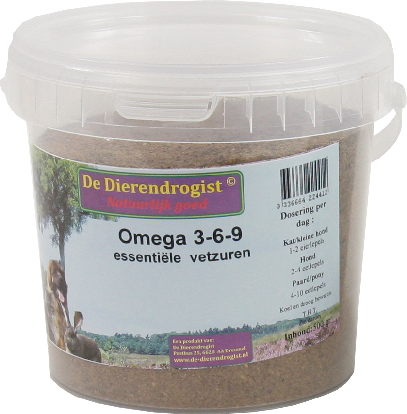 DIERENDROGIST OMEGA 3-6-9 VETZUREN 500 G