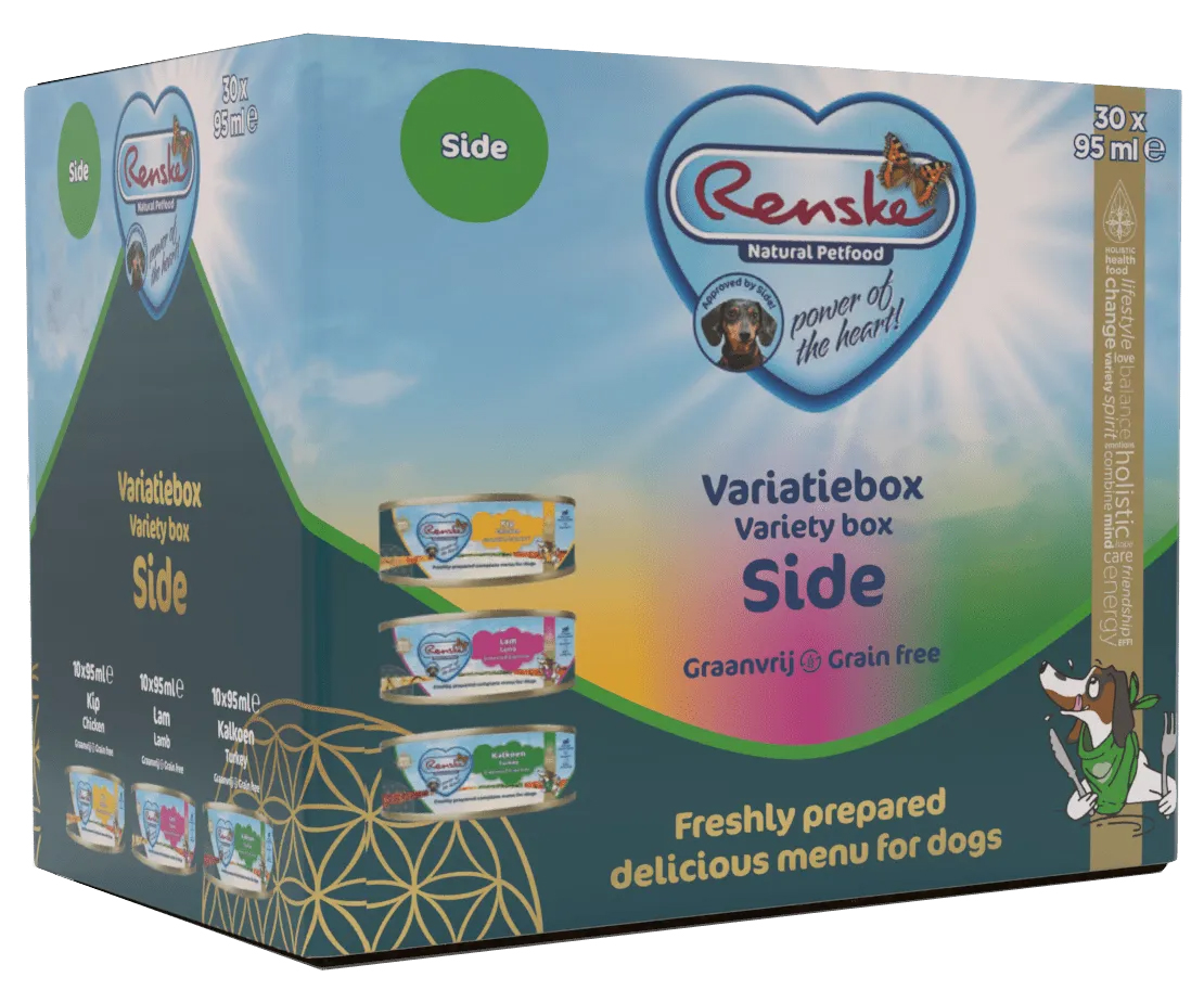 RENSKE VARIATIEBOX SIDE HUHN/LAMM/TRUTHAHN GRAANVRIJ 30X95 G
