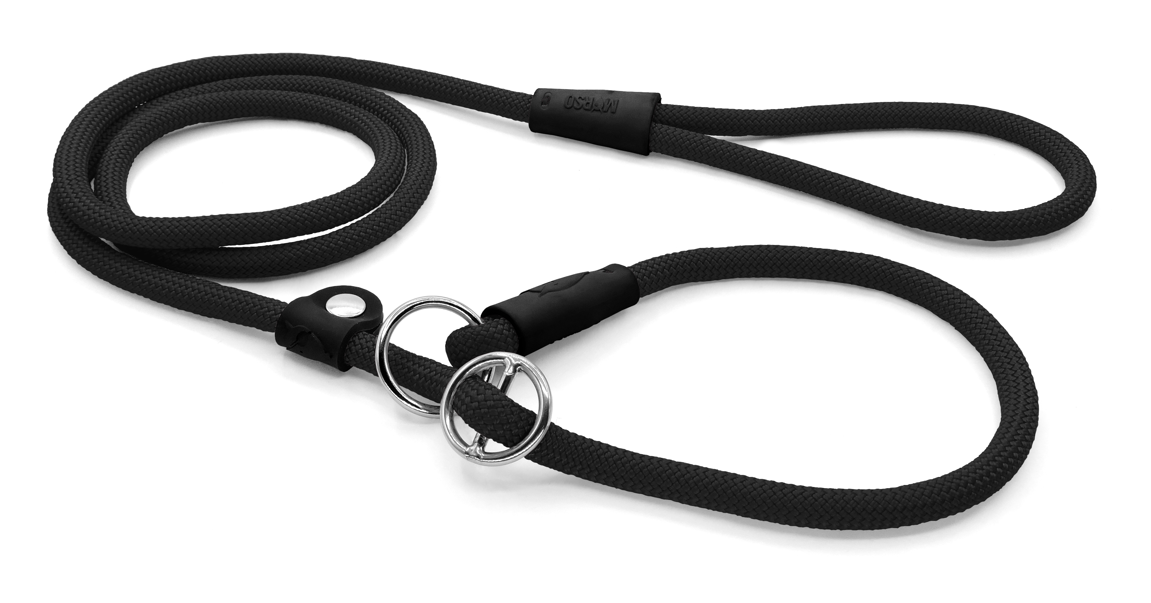 MORSO HUNDELEINE RETRIEVERLEINE WEICH ROPE RECYCELT SCHWARZ 170X1 CM