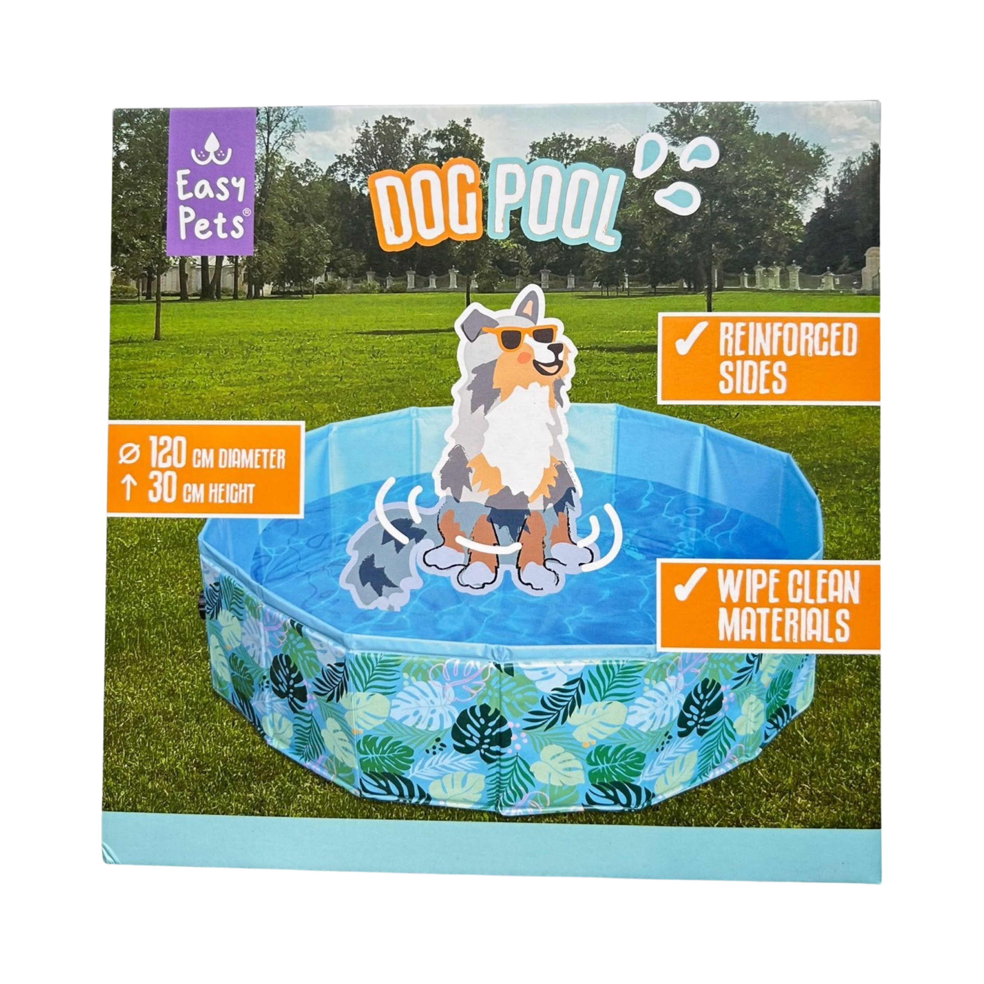 EASYPETS HUNDE ZWEMBAD 120 CM
