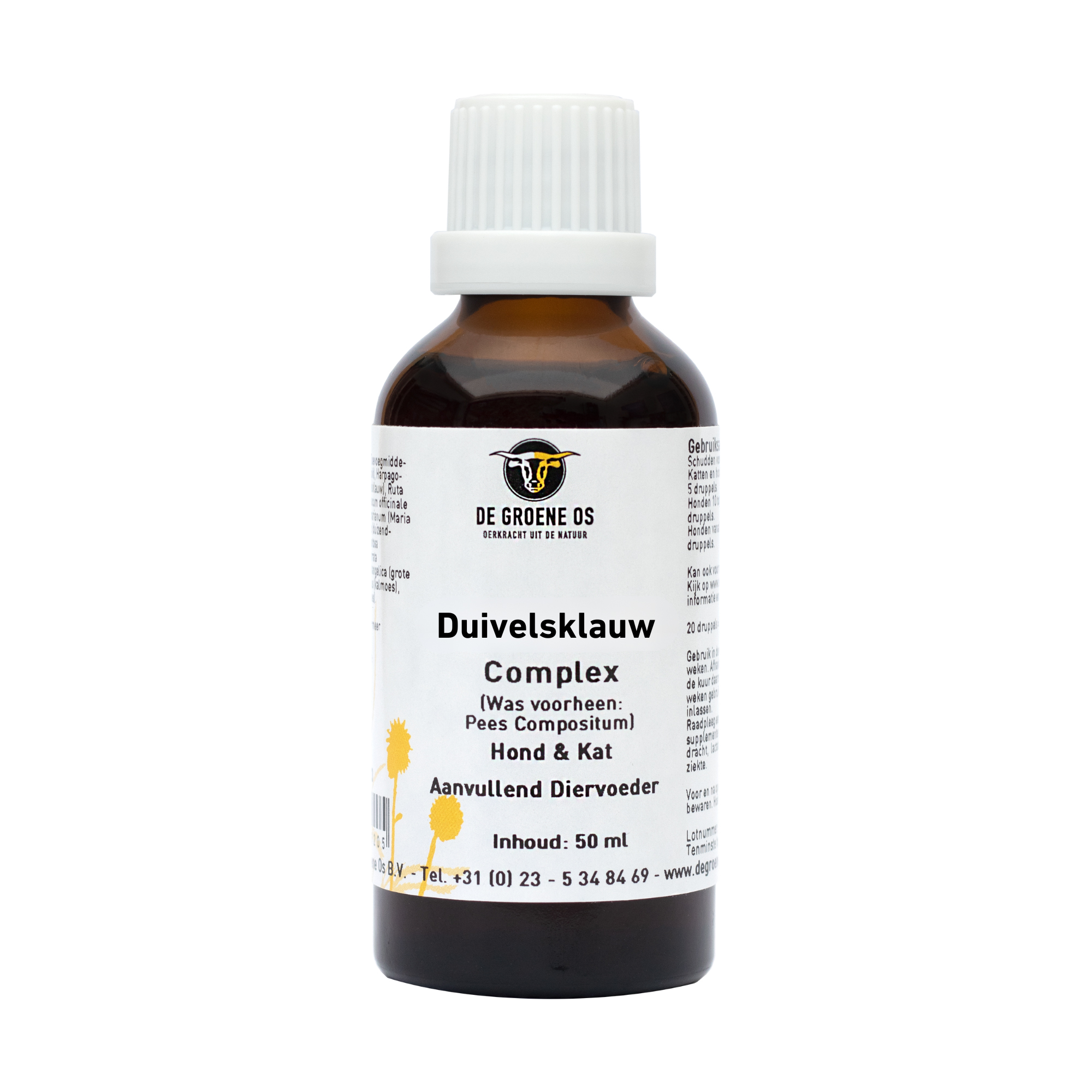 DE GROENE OS DUIVELSKLAUW COMPLEX HUND/KATZE 50 ML