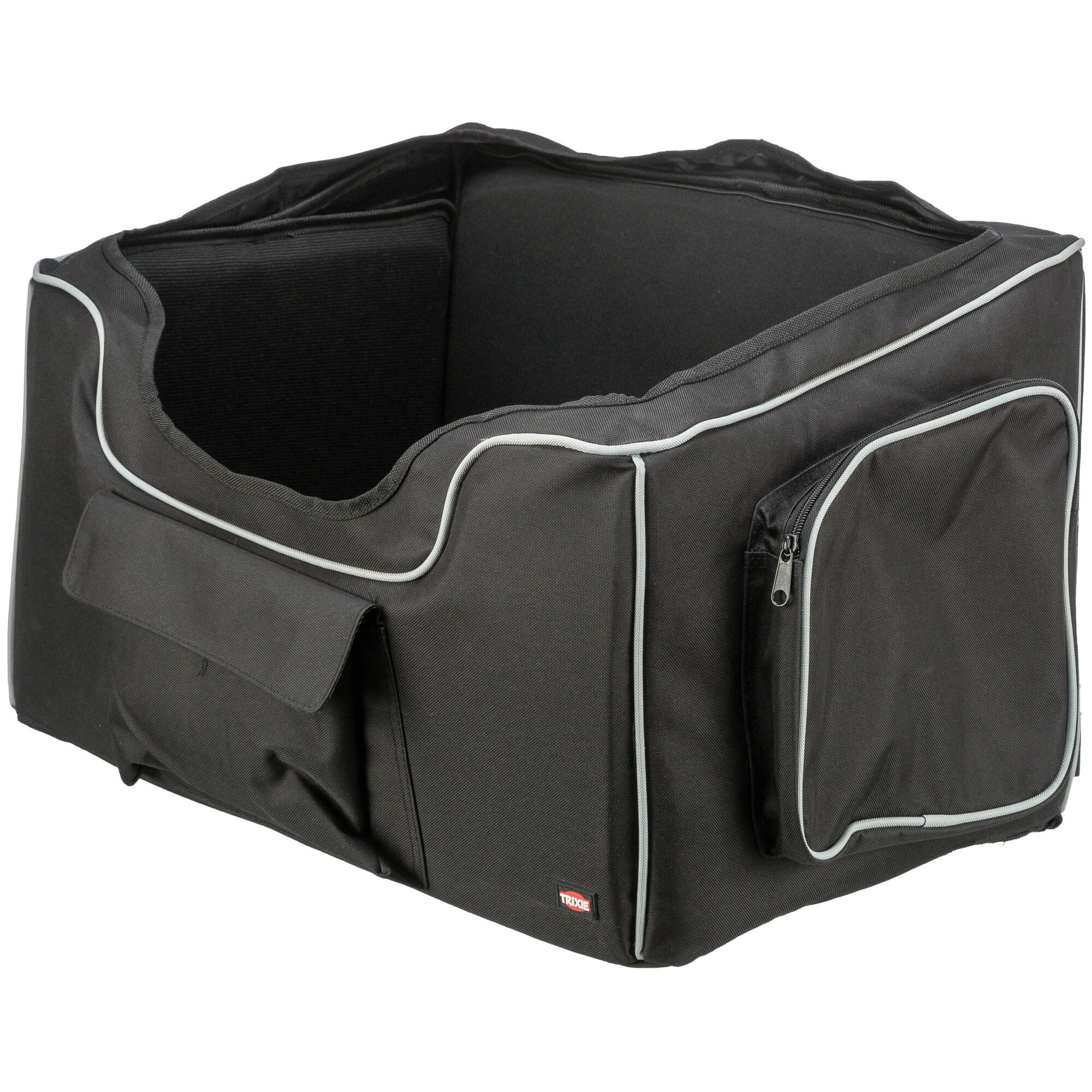 TRIXIE AUTOSTOEL SCHWARZ/GRAU 56X36X37 CM