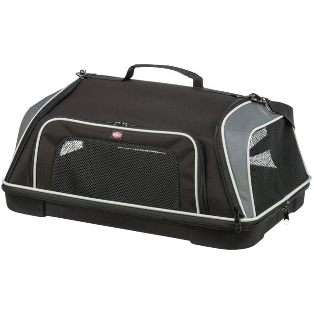 TRIXIE HONDENTAS VLIEGTUIGTAS BOARDING SCHWARZ/GRAU 55X40X23 CM