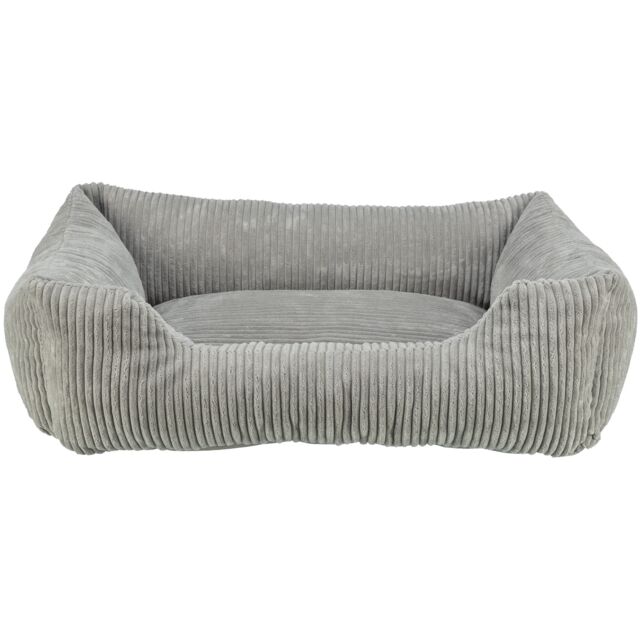 TRIXIE HUNDEKORB VITAL JONNA RIBFLUWEEL GRAU 80X60 CM