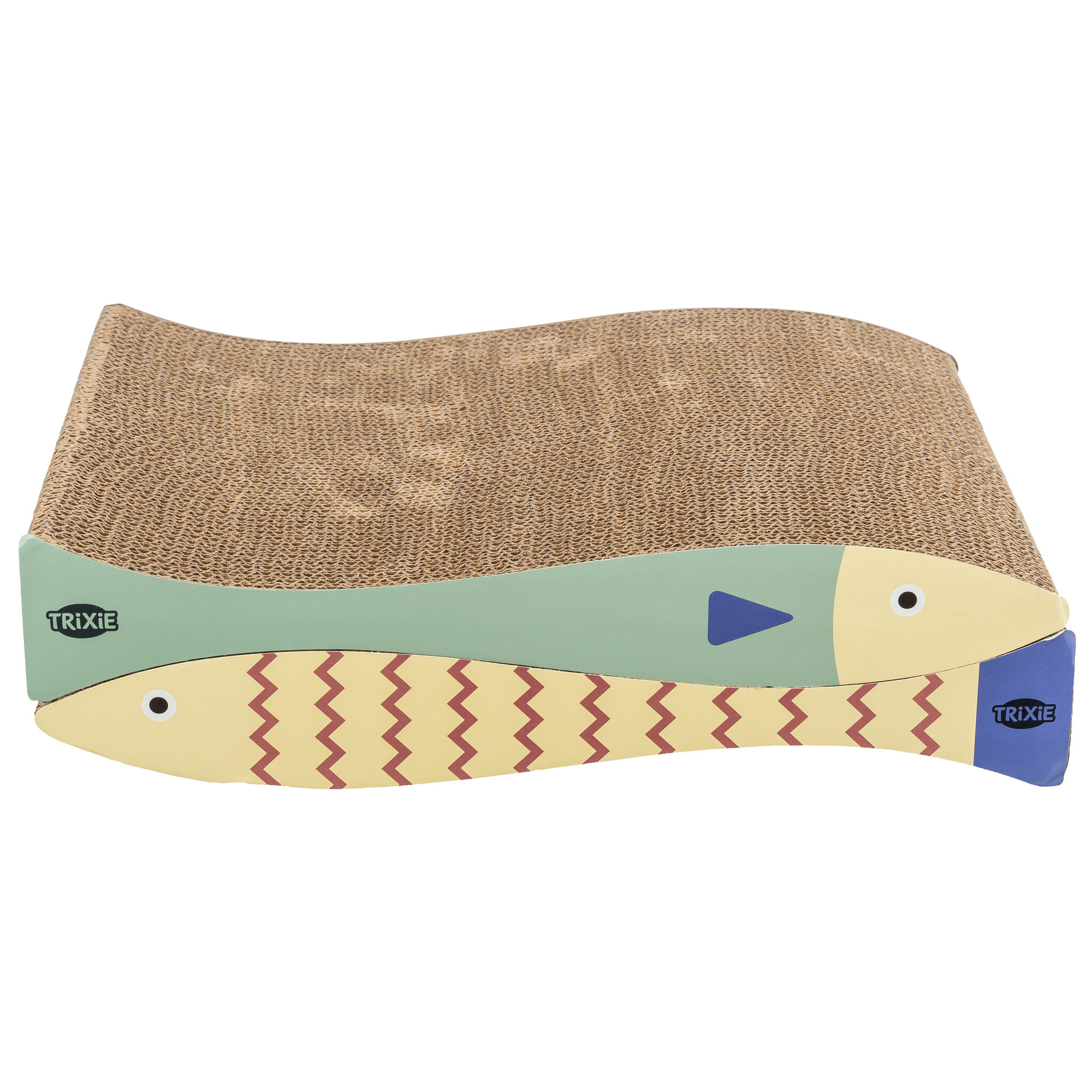 TRIXIE KRABMAT FISCH MIT CATNIP MINTGROEN/CREME 40X30X11 CM 2 STK.