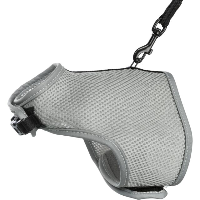 TRIXIE SOFTTUIG KATZE MIT GURT GRAU 24-42X120 CM